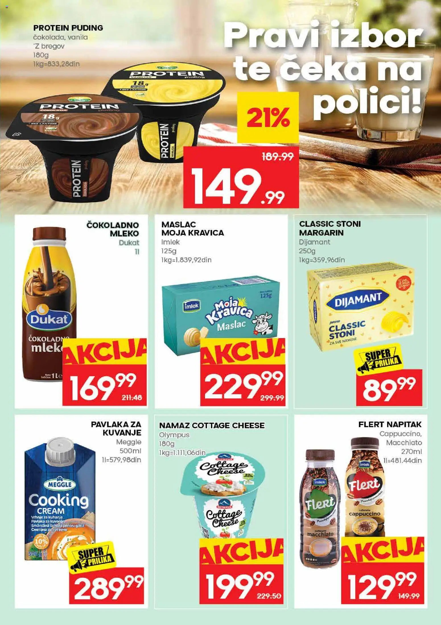 Idea katalog - važi od 28.05.2026 | Strana: 11 | Proizvode: Puding, Moja kravica, Mleko, Pavlaka