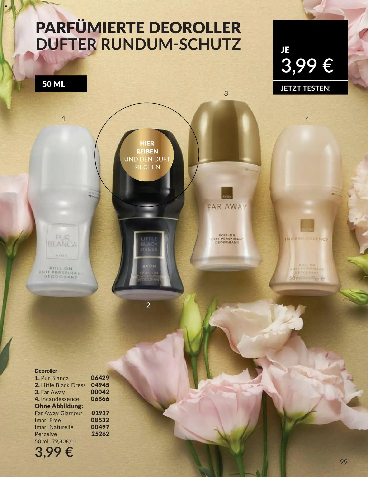AVON Katalog Juni 2026 – gültig ab 01.06.2026 | Seite: 99 | Produkte: Duft, Deodorant