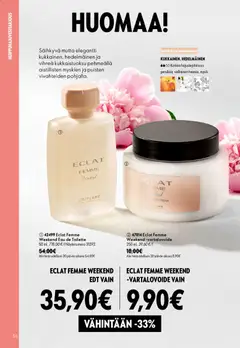 Oriflame-mainoslehti voimassa 26/08/2026 alkaen | Sivu: 56 | Tuotteet: Eau de toilette, Vartalovoide