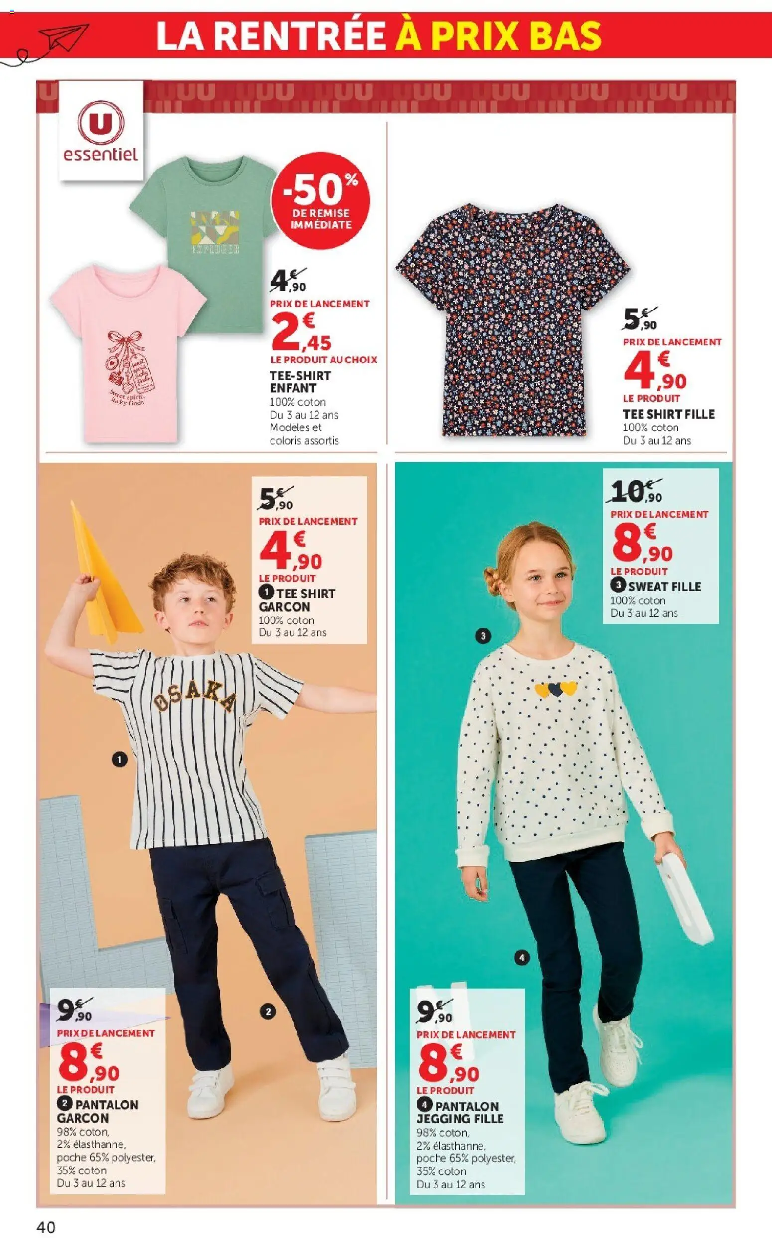 {H1} | Page: 40 | Produits: Coton, Pantalon