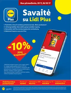 LIDL leidinys galioja nuo 11.05.2026