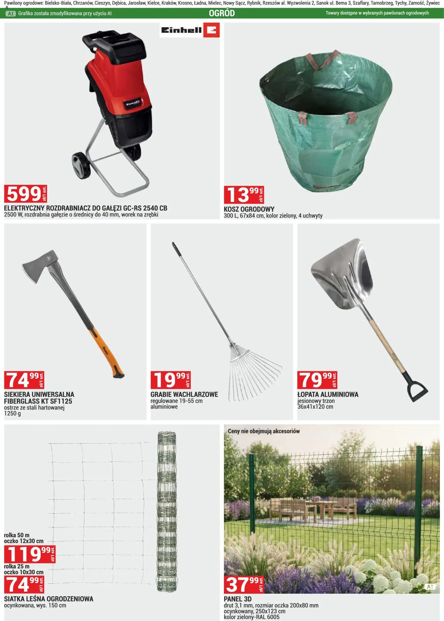 Merkury Market gazetka od 01.11.2026 | Strona: 32 | Produkty: Kosz, Siatka, Siekiera