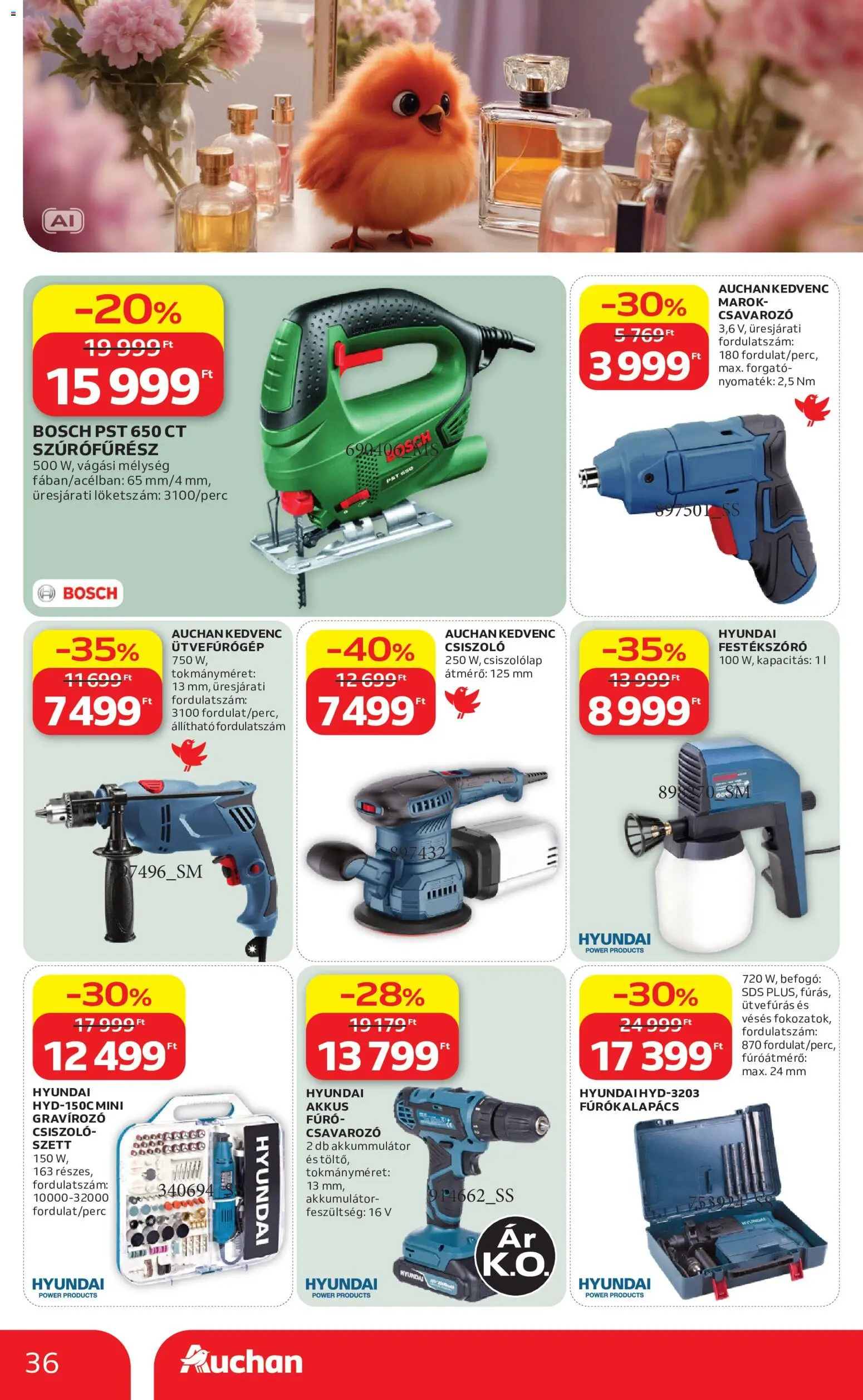 Auchan akciós ujság - amely érvényes a következő dátumtól: 2026.08.21. | Oldal: 36