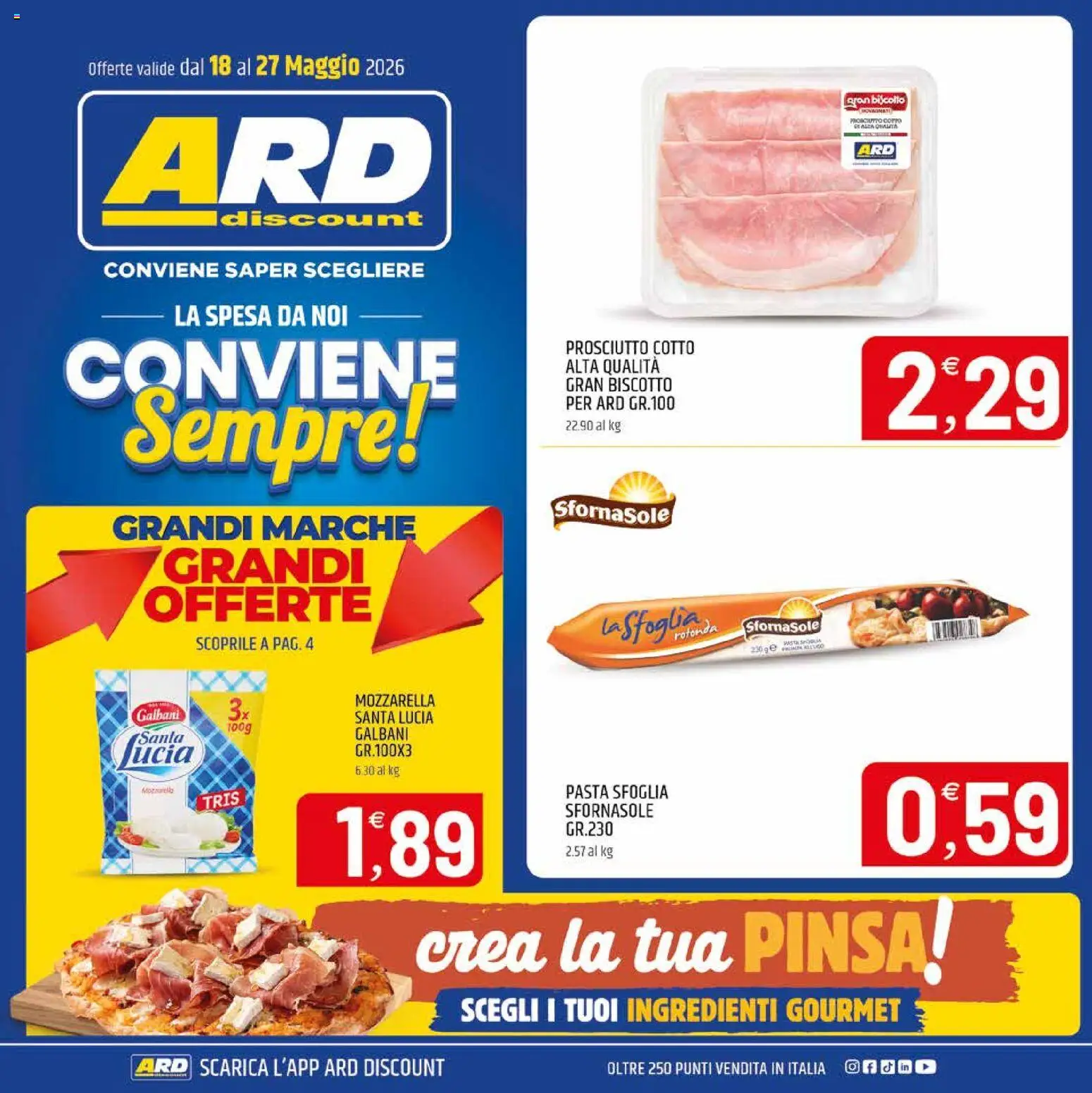 Volantino ARD Discount del 18.05.2026 | Pagina: 1