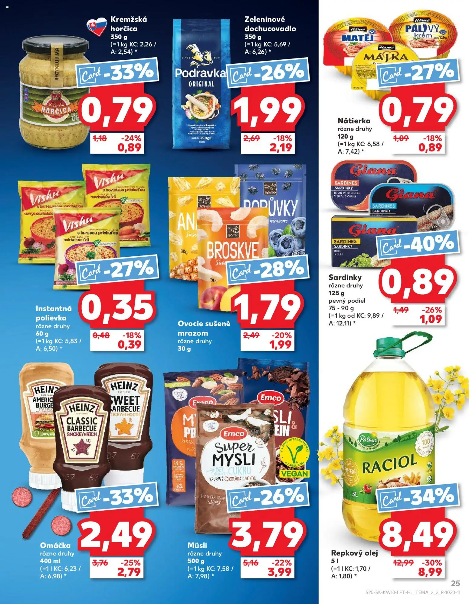 Kaufland SK akciós ujság - amely érvényes a következő dátumtól: 2026.03.05. | Oldal: 25 | Termékek: Krém, Podravka, Vegán
