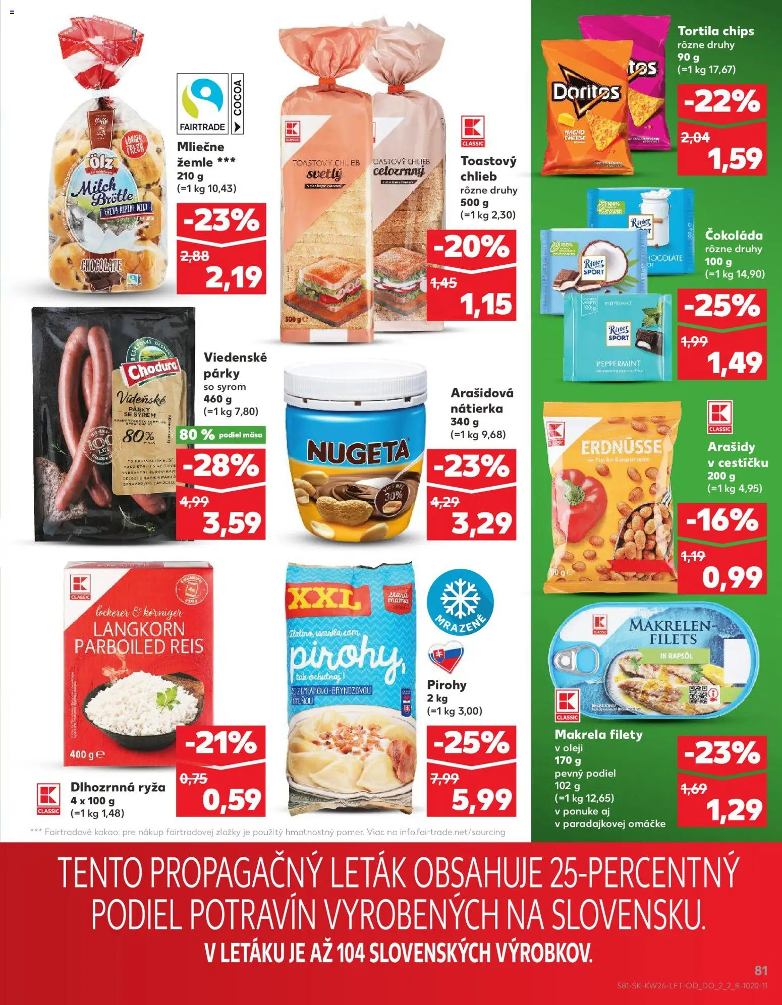 Kaufland SK akciós ujság - amely érvényes a következő dátumtól: 2026.06.25. | Oldal: 81