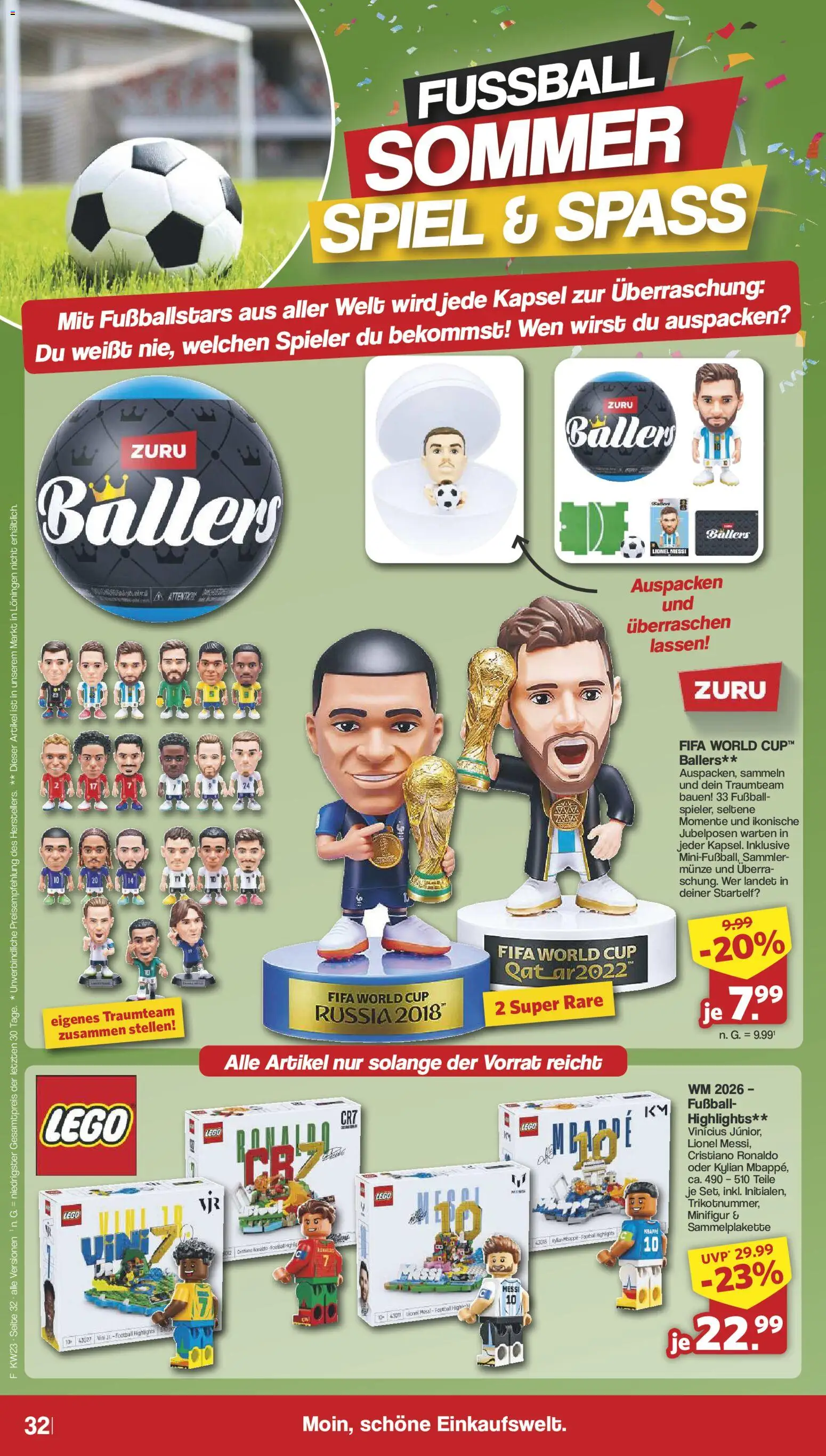 Famila Nordwest Prospekt – gültig ab 01.06.2026 | Seite: 32 | Produkte: Spiel, Fußball, Football