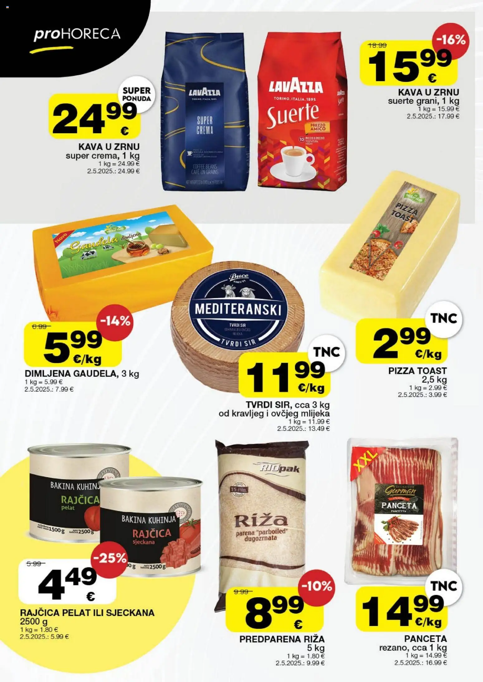 Stanić Diskont katalog | vrijedi od 07.05.2026 | Stranica: 2 | Proizvodi: Toast, Pizza, Riža, Panceta