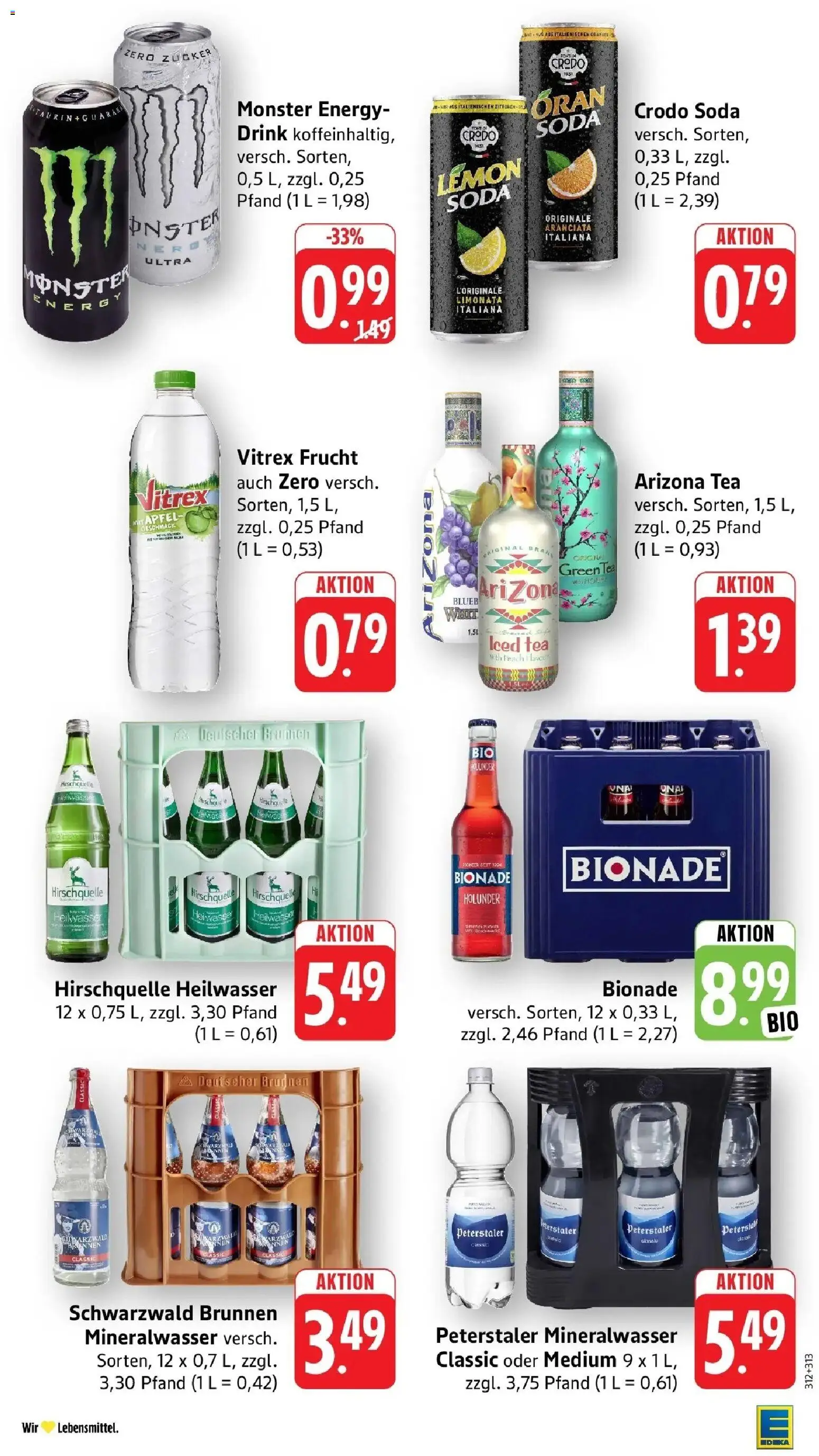 Edeka Prospekt Offenburg – gültig ab 28.09.2026 | Seite: 30 | Produkte: Energy, Äpfel, Orangen, Bionade