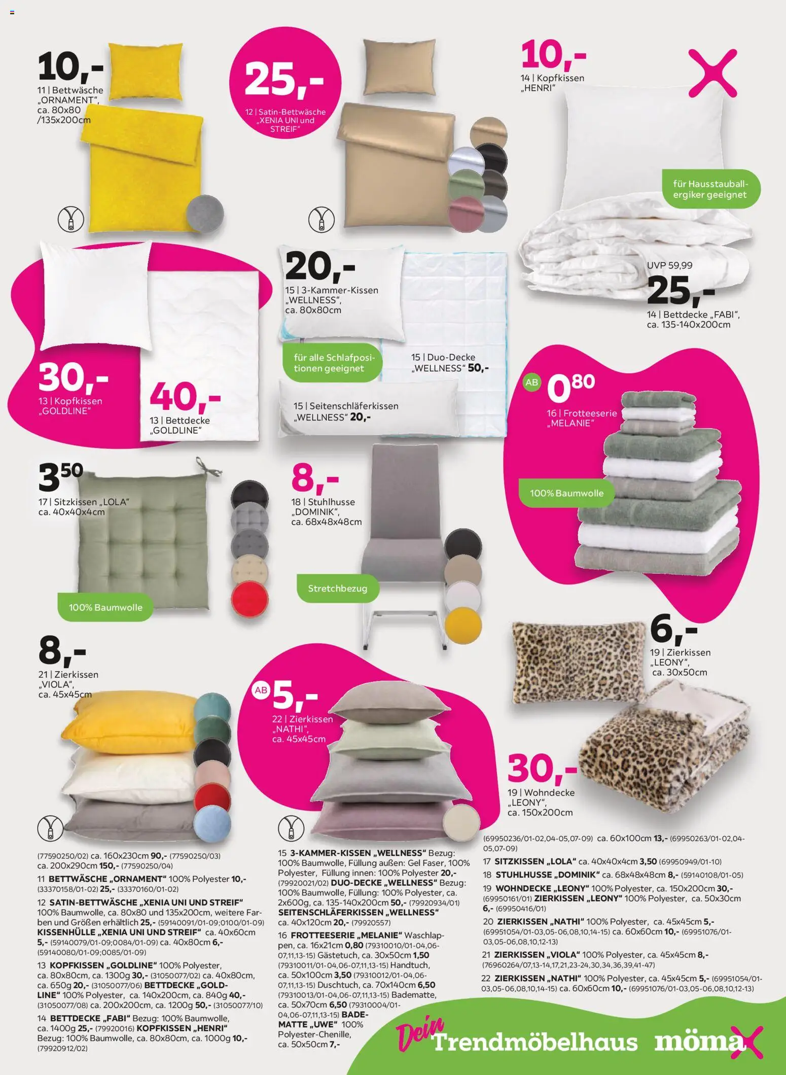 Mömax Prospekt – gültig ab 05.10.2026 | Seite: 15 | Produkte: Bettwäsche, Bettdecke, Kopfkissen