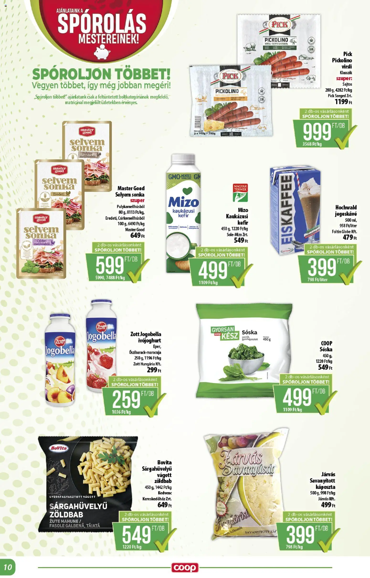 COOP akciós ujság - amely érvényes a következő dátumtól: 21.05.2026 | Oldal: 10