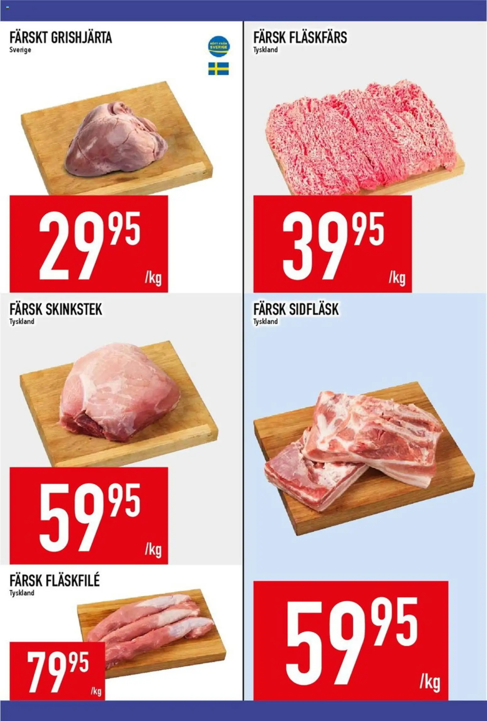 Matdax reklamblad aktuell från 19/10/2026 | Sida: 11 | Produkter: Fläskfärs, Fläskfilé