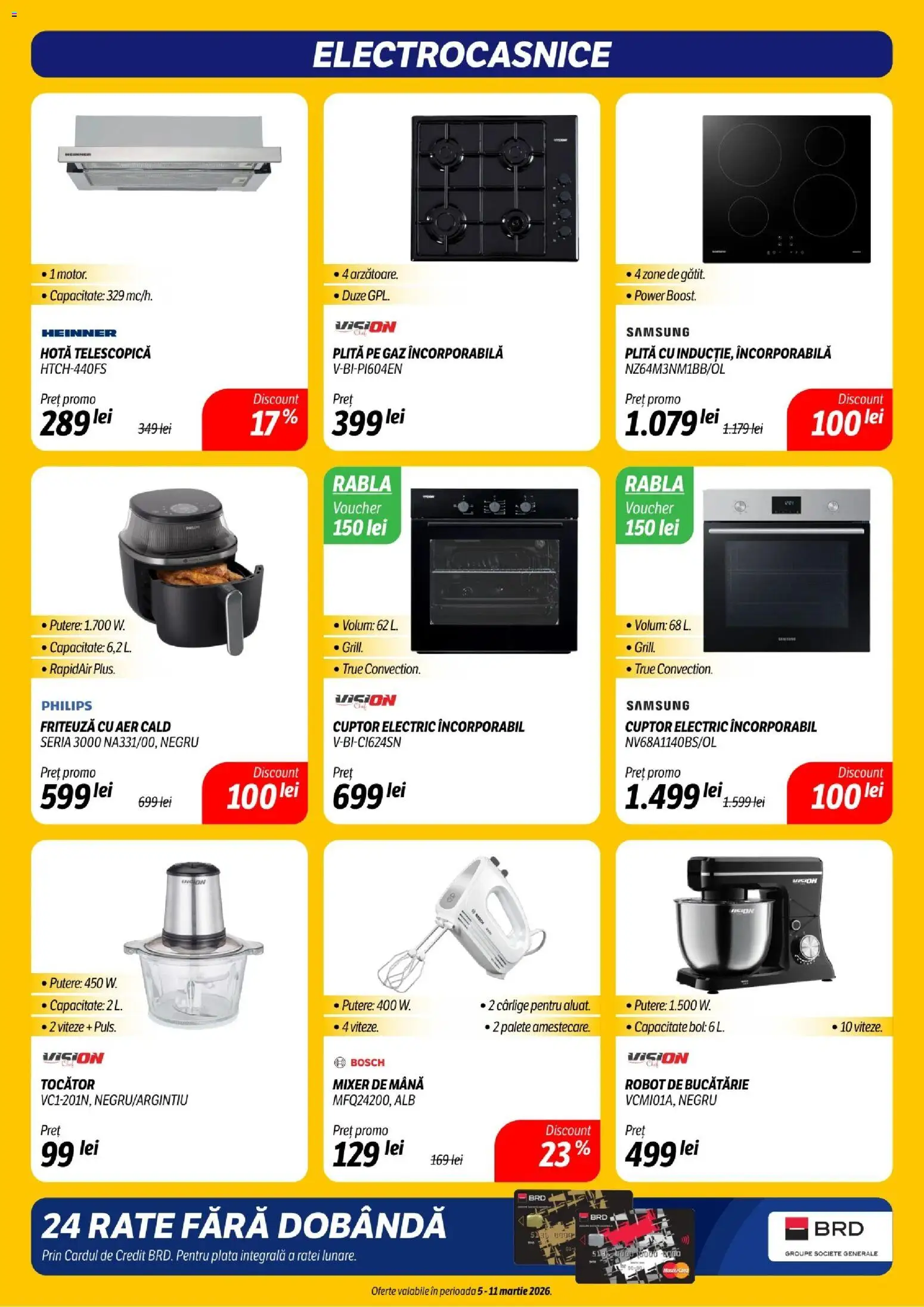 Noul catalog Flanco – valabil de la 05.03.2026 | Pagină: 16 | Produse: Hotă, Ginseng, Cuptor, Friteuză
