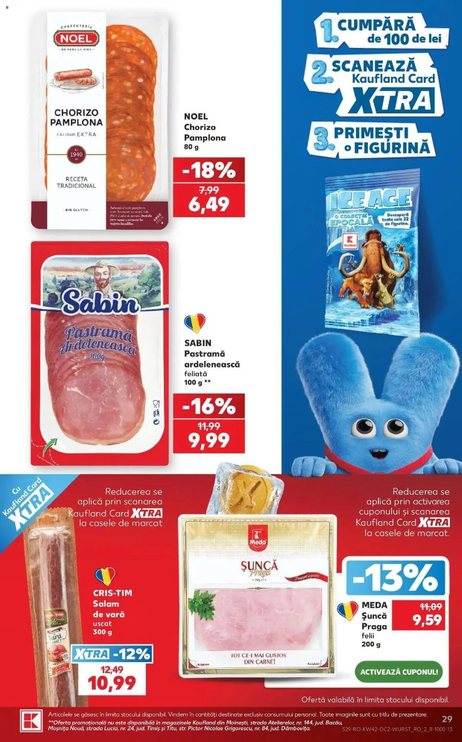 Kaufland Domnesti 14.10.2026 - Revista si Oferta | Pagină: 29 | Produse: Aplică, Sabin, Salam, Șuncă