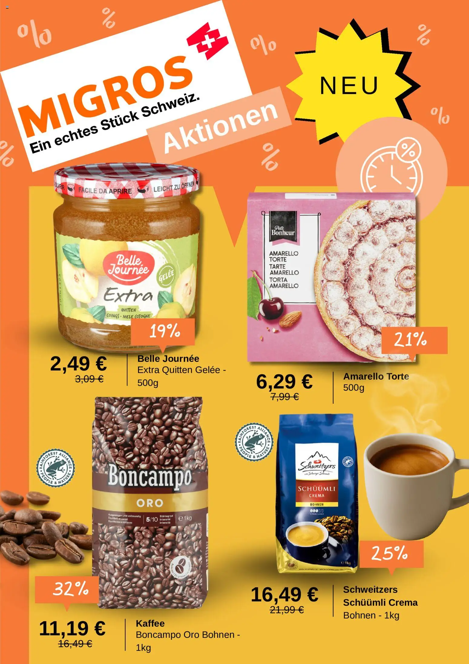 Migros Prospekt – gültig ab 07.07.2026 | Seite: 1 | Produkte: Kaffee