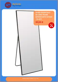 Preview of B&M - Offers valid from 18/08/2026 | Page: 5 | Products: Mirror