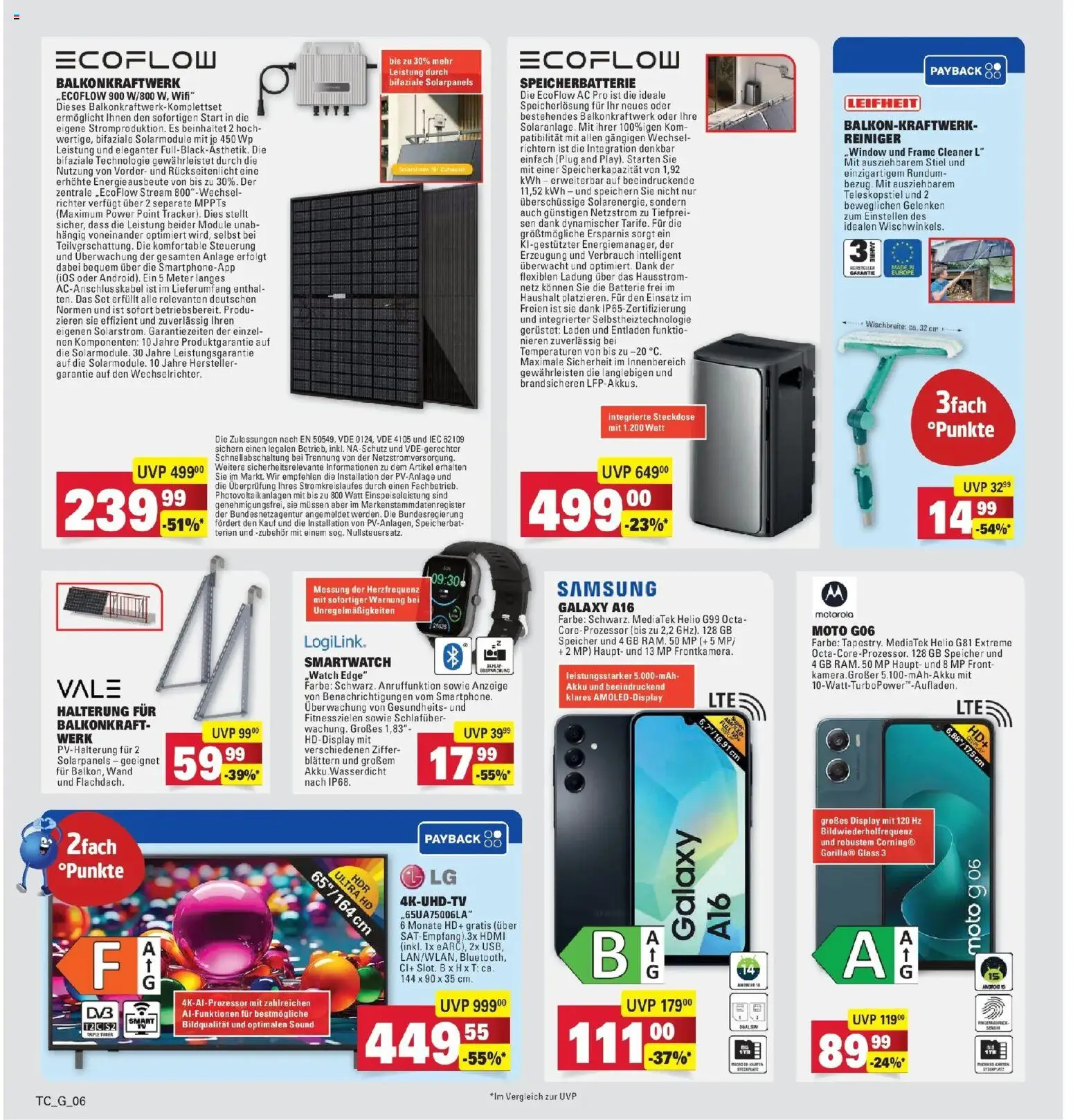 Marktkauf Prospekt Weil Am Rhein	 – gültig ab 27.04.2026 | Seite: 38 | Produkte: Smartwatch, Steckdose, Batterie, Samsung