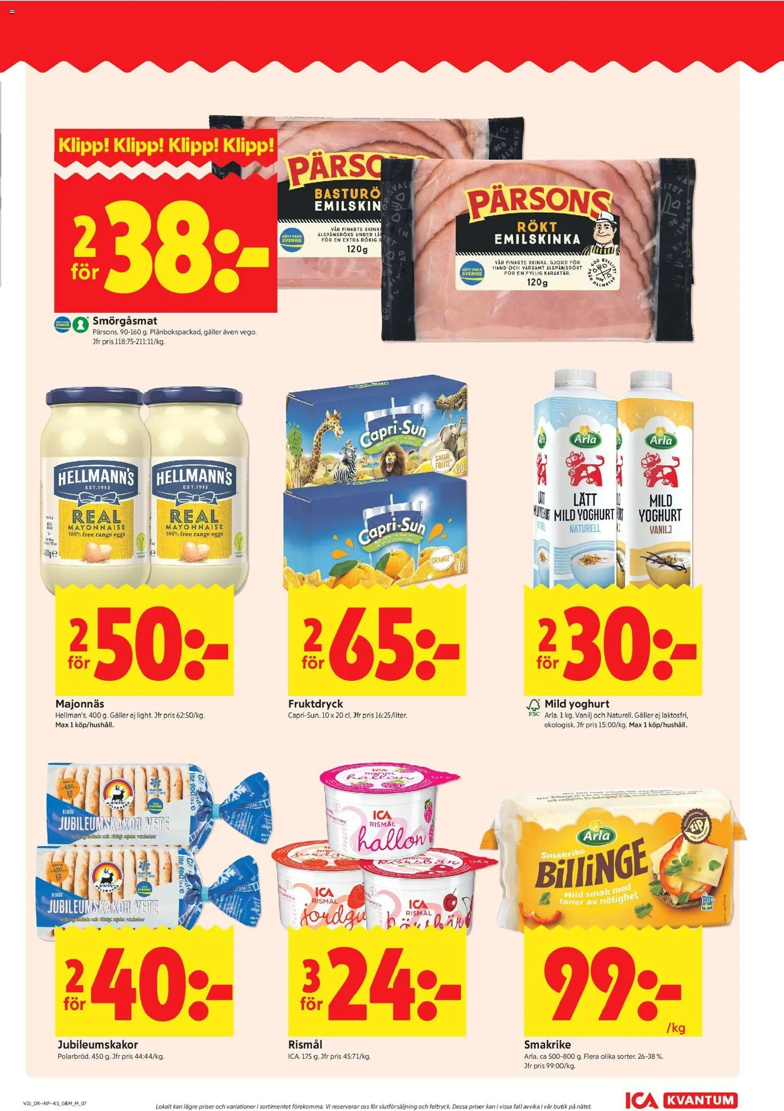 ICA Kvantum reklamblad aktuell från 18.05.2026 | Sida: 7
