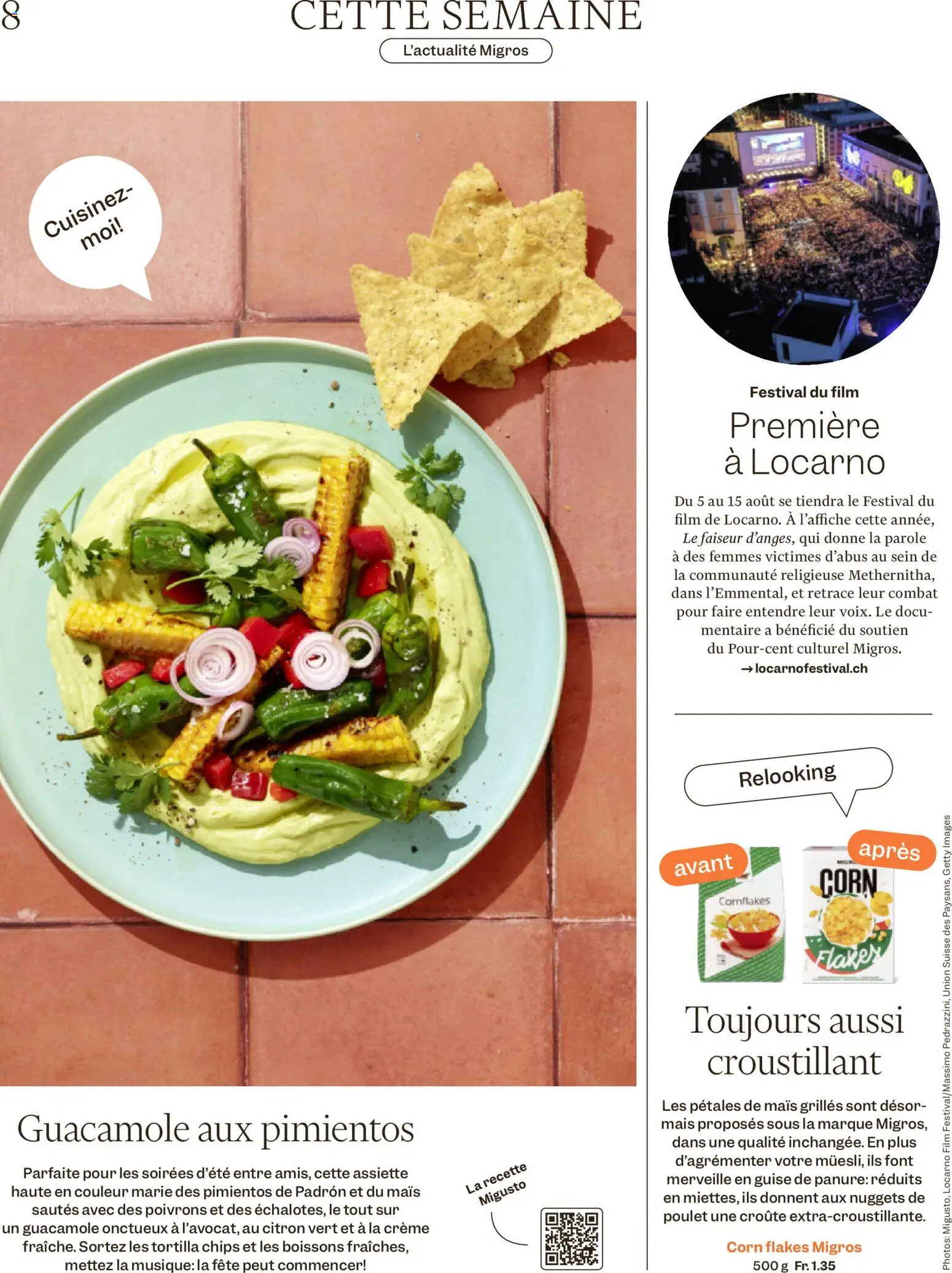Migros aktionen Magazine FR – gültig ab 29.07.2026 | Seite: 8 | Produkte: Chips, Creme