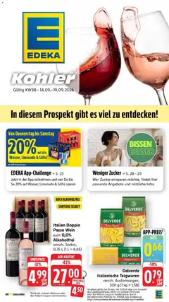 Edeka Prospekt Ettenheim ab 14.09.2026 gültig