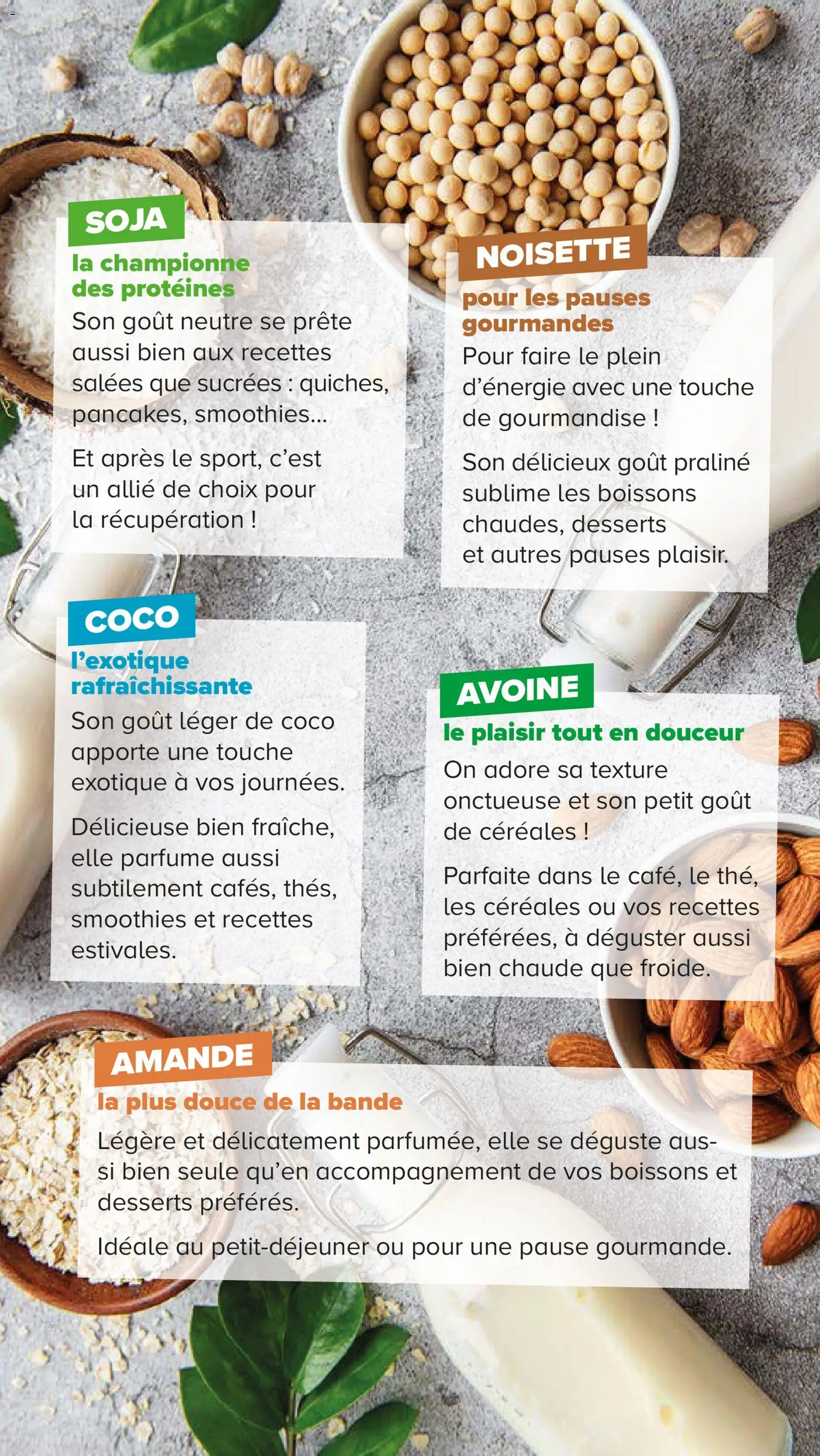 {H1} | Page: 14 | Produits: Amande, Noisette, Céréales
