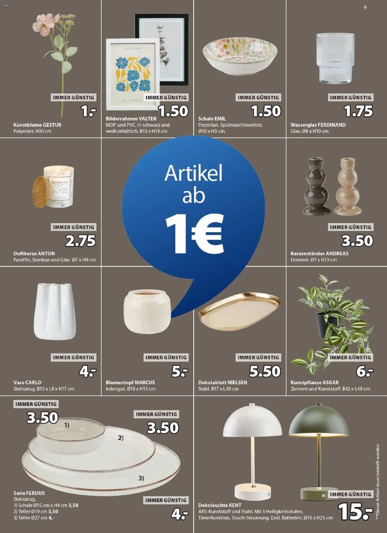 JYSK Prospekt aktuell gültig ab 25.09.2026 | Seite: 9 | Produkte: Blumentopf, Vase