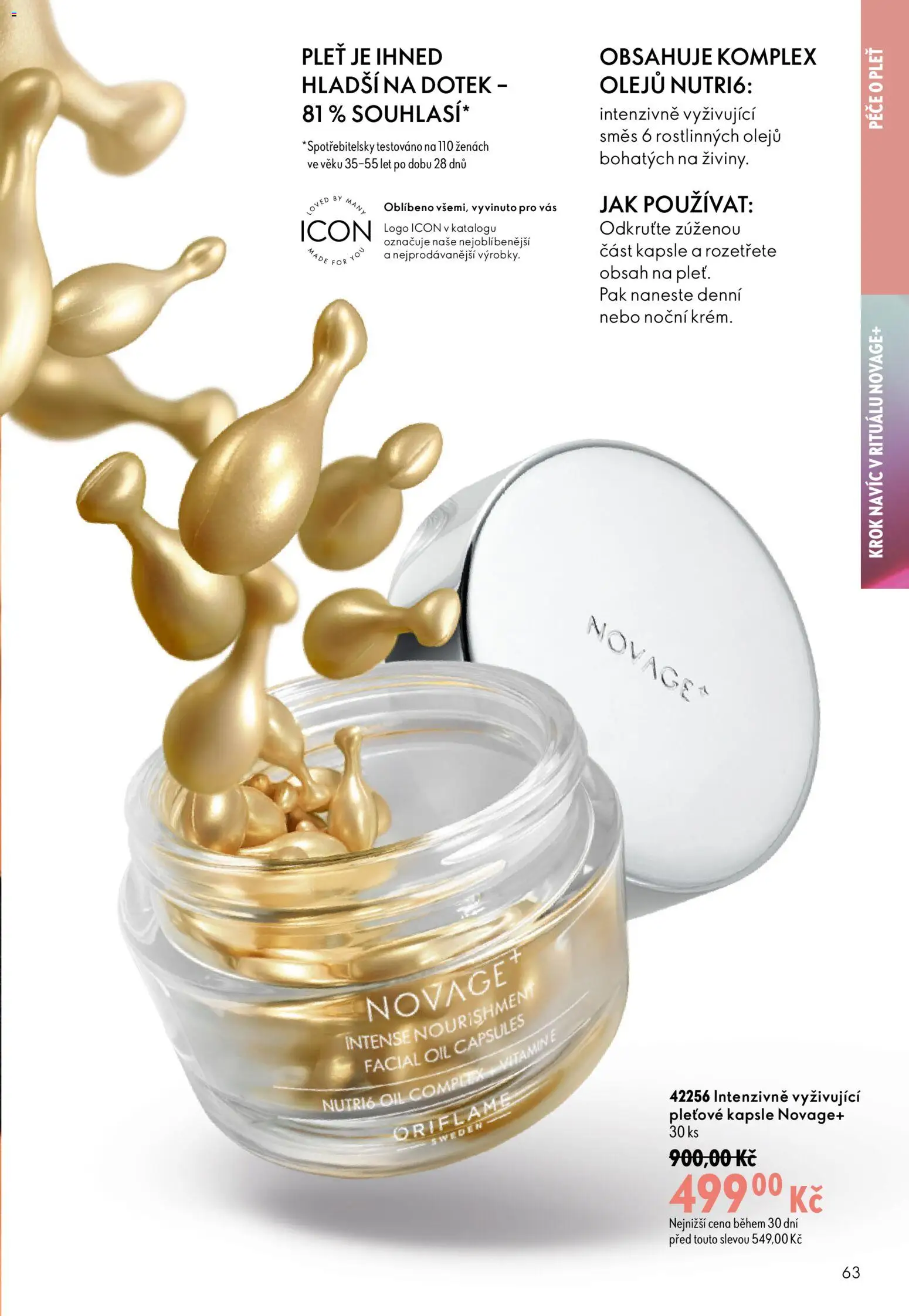 Oriflame katalog č. 13/2026 od 09.09.2026 | Strana: 63 | Produkty: Kapsle