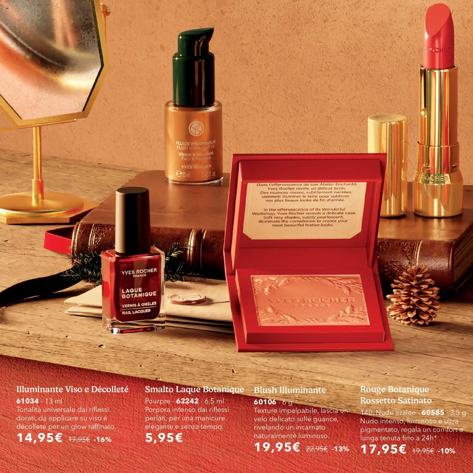 Volantino Yves Rocher del 20/10/2026 | Pagina: 26 | Prodotti: Illuminante, Rossetto, The, Blush