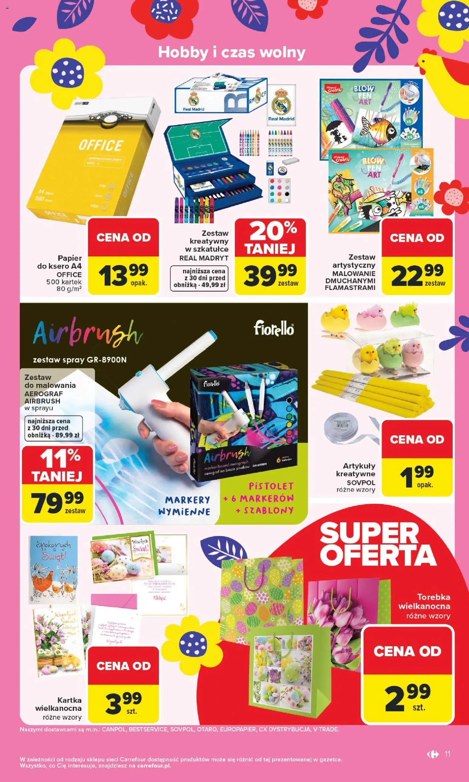 Carrefour gazetka - Łap Wielkanocne okazje od 16.03.2026 | Strona: 11 | Produkty: Torebka