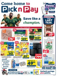 Pick n Pay specials catalogue – valid from 07/08/2026