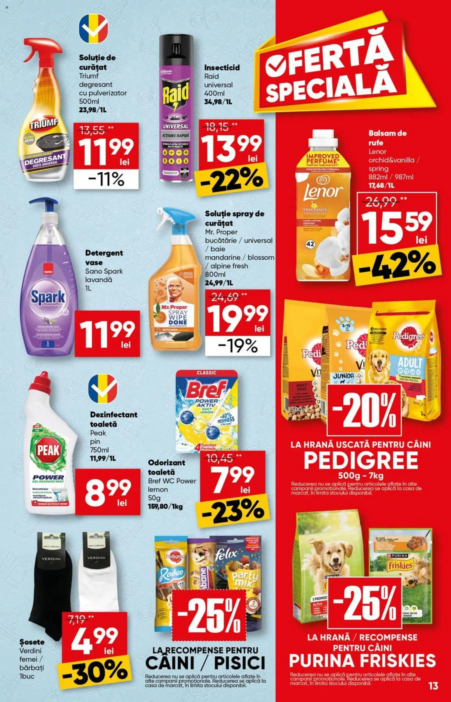 Noul catalog Profi – valabil de la 27.05.2026 | Pagină: 13 | Produse: Parfum, Balsam, Șosete, Gel dezinfectant