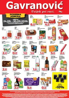 Gavranović Katalog - Pregled kataloga iz trgovine Gavranović, vrijedi od 24.09.2026