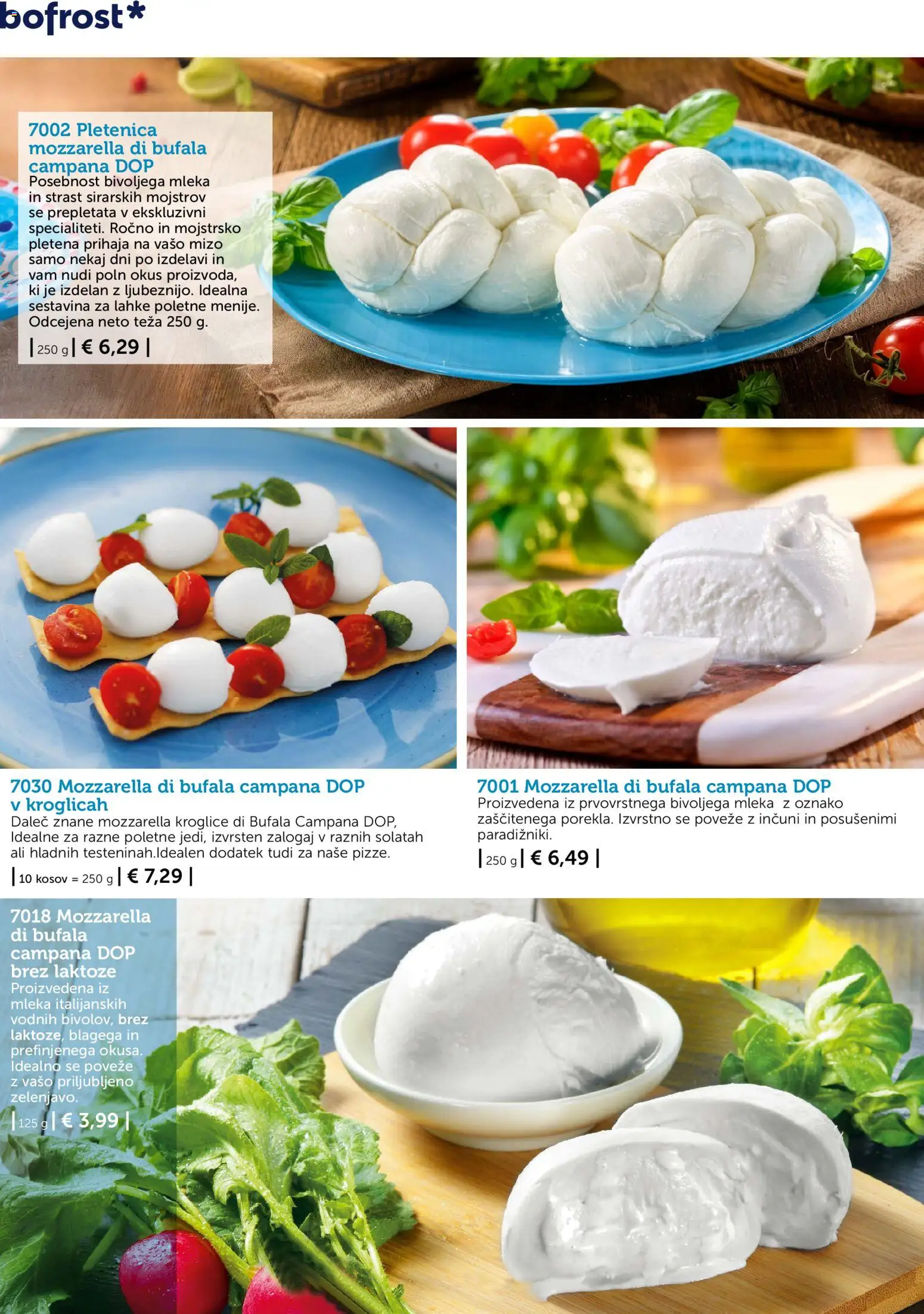 Novi Bofrost katalog ponudbe – veljaven od 01.10.2026 | Stran: 86 | Izdelki: Teza, Mozzarella