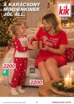 Kik aktuális akciós újság - amely érvényes a következő dátumtól: 2026.11.02.