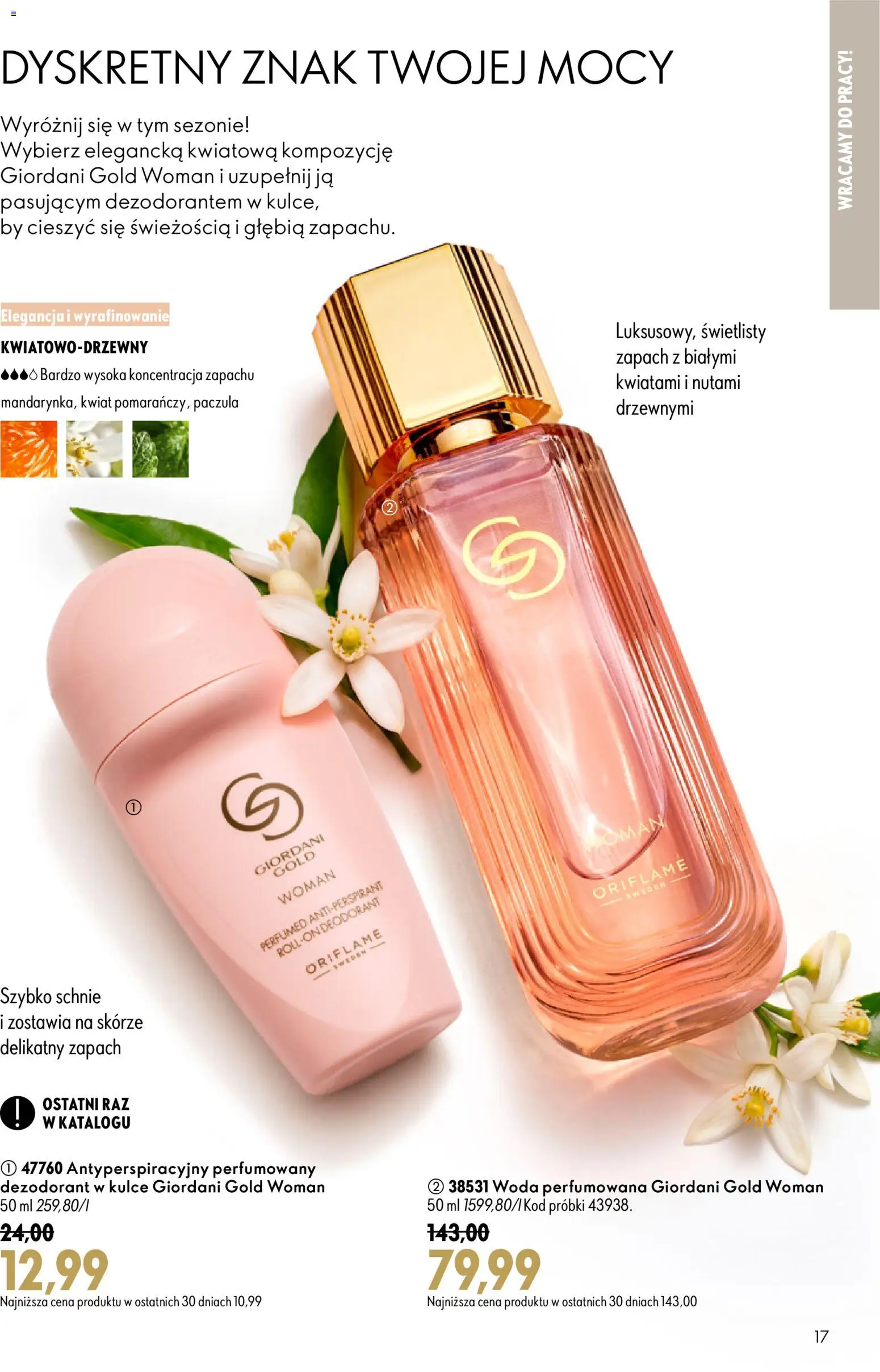 Oriflame Katalog 12 2026 od 19.08.2026 | Strona: 15 | Produkty: Zapach, Dezodorant, Woda