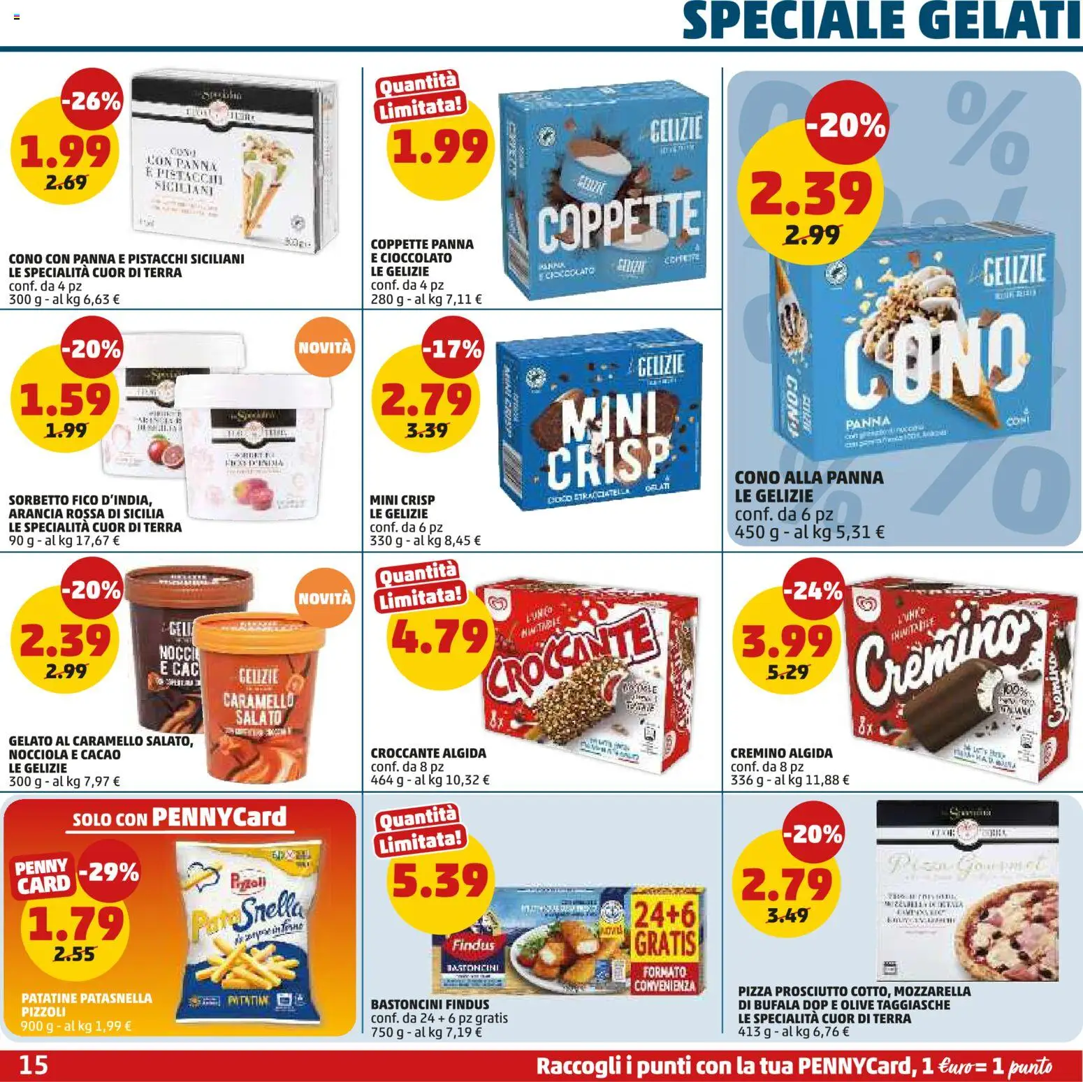 Volantino PENNY del 21.05.2026 | Pagina: 15 | Prodotti: Sorbetto, Arancia, Pistacchi, Cacao