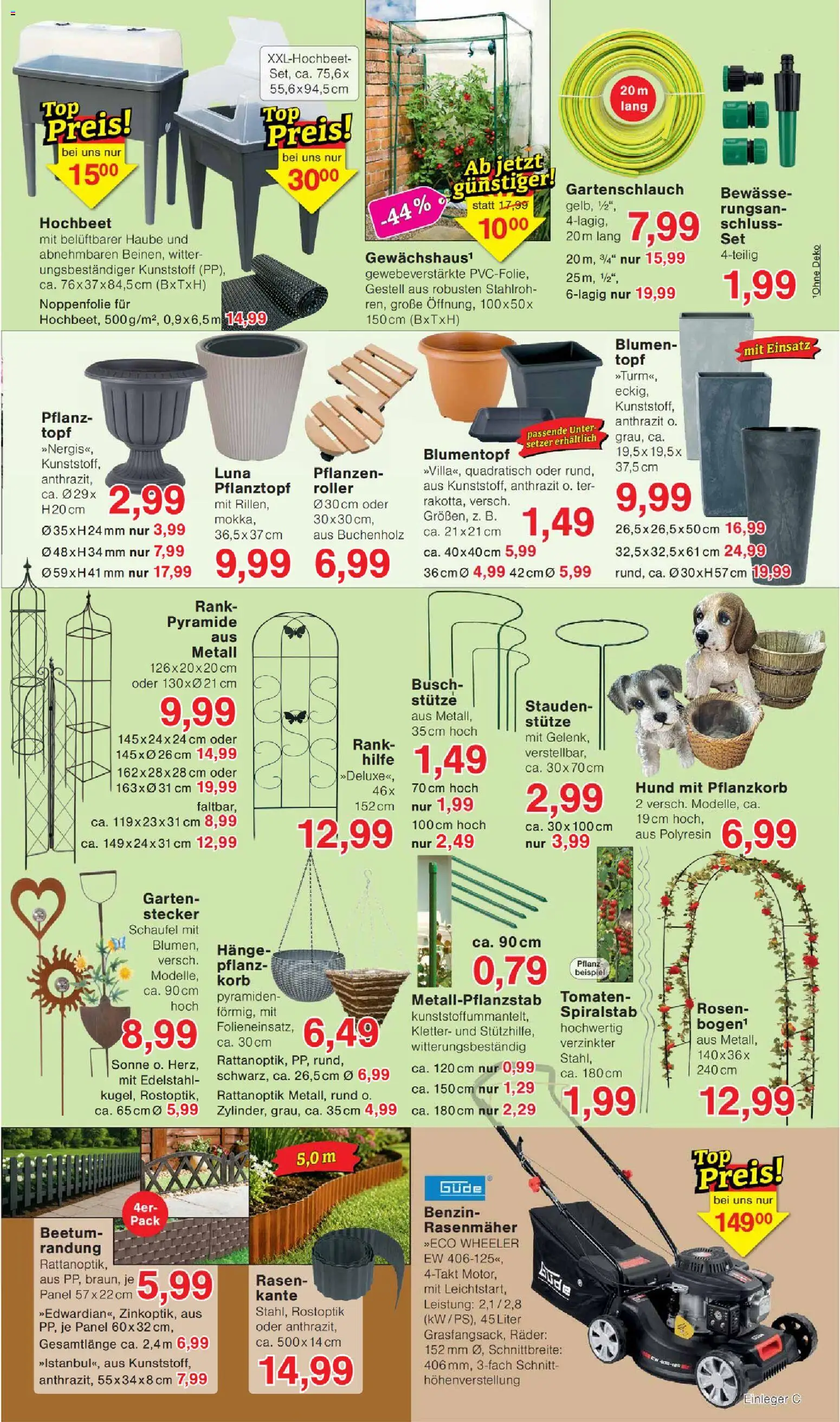 Wiglo Wunderland Prospekt – gültig ab 15.06.2026 | Seite: 7 | Produkte: Hochbeet, Rasenmäher, Korb, Tomaten