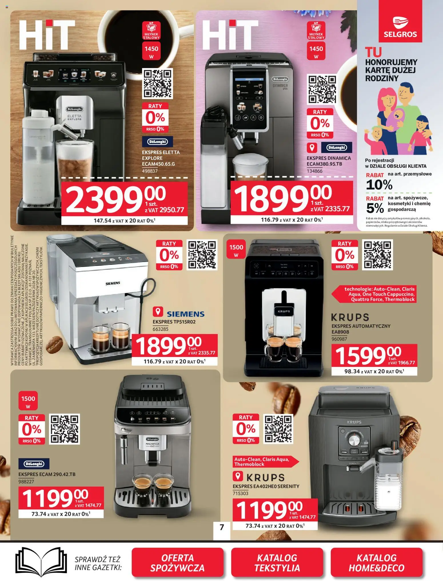 Selgros cash&carry gazetka - Oferta przemysłowa od 24.09.2026 | Strona: 9 | Produkty: Kosmetyki, Mleka, Młynek, Tekstylia