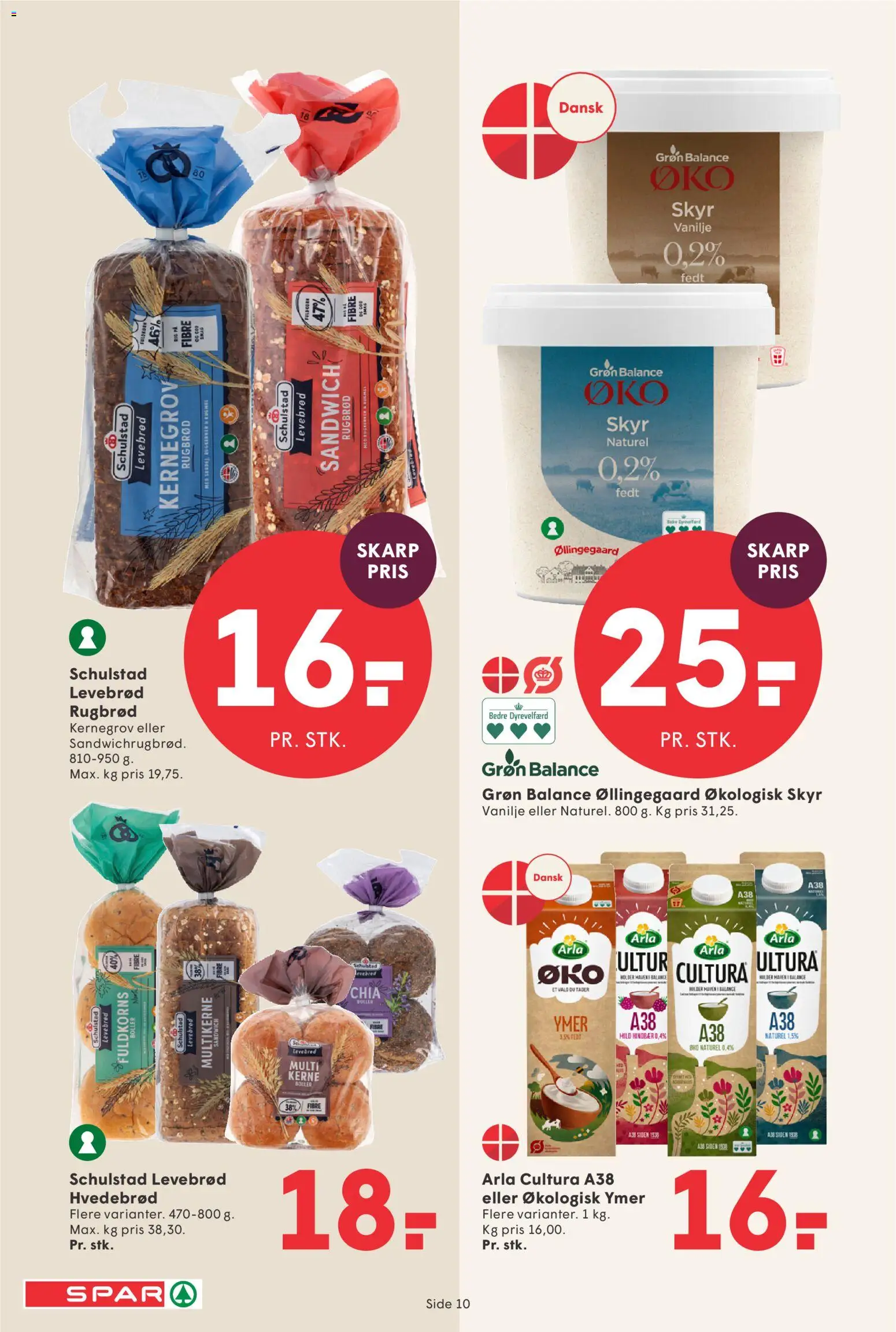 Spar tilbudsavis – gyldig fra 31/07/2026 | Side: 11 | Produkter: Skyr, Ymer, Rugbrød, Vanilje