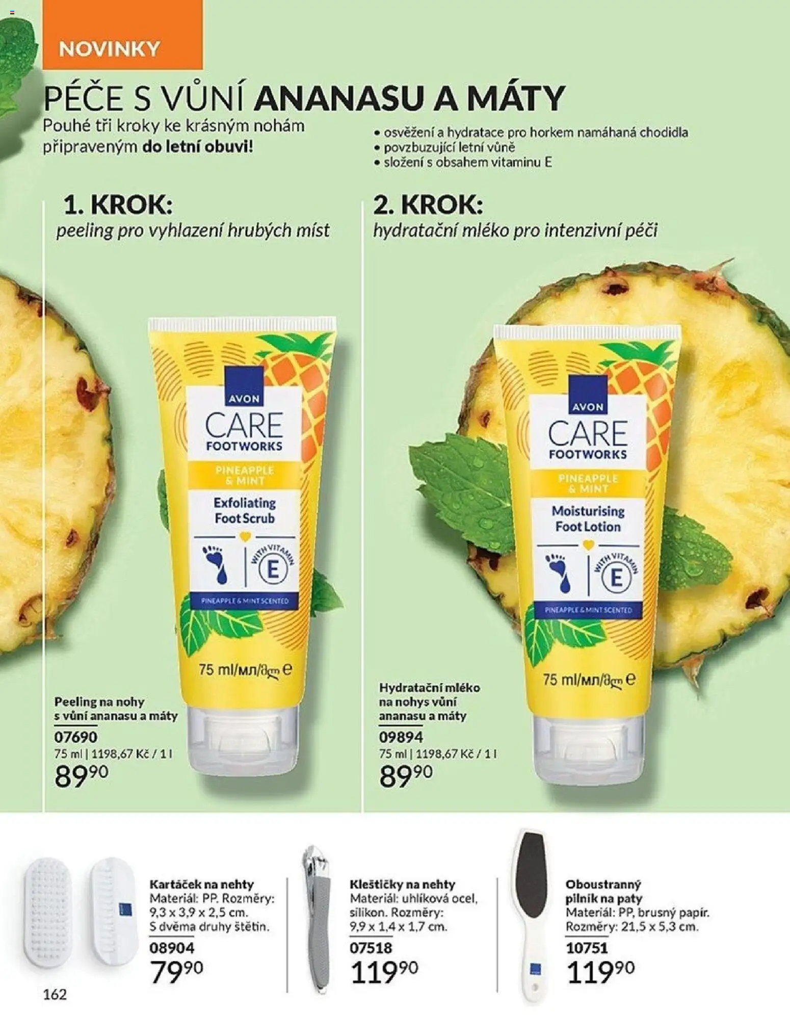 Avon Katalog 06/2026 od 01.06.2026 | Strana: 162 | Produkty: Mléko, Nehty, Peeling