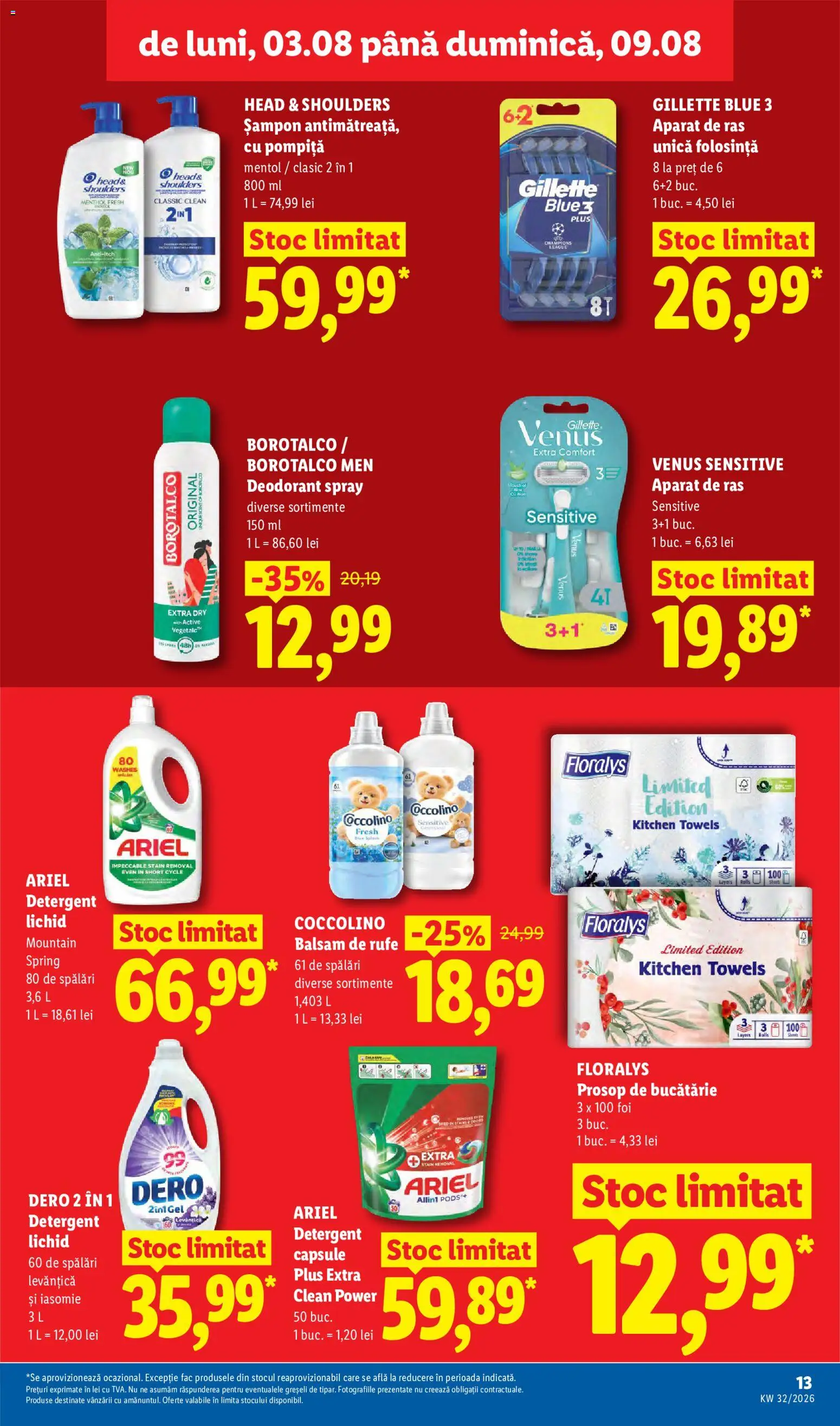 Noul catalog Lidl – valabil de la 03.08.2026 | Pagină: 13