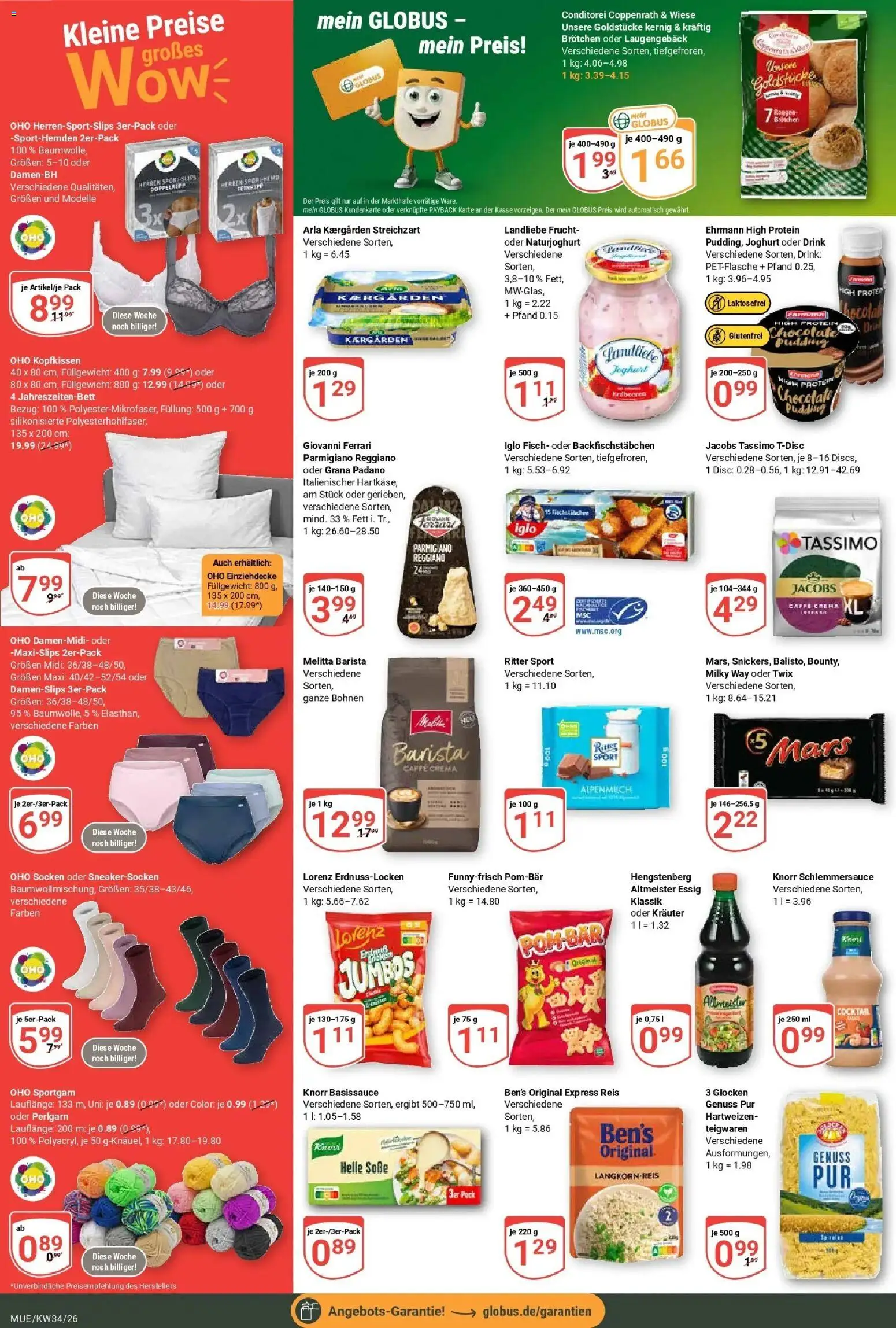 Globus Prospekt Mühldorf (ab 17.08.2026) » Angebote online | Seite: 2 | Produkte: Iglo, Ritter sport, Pudding, Reis