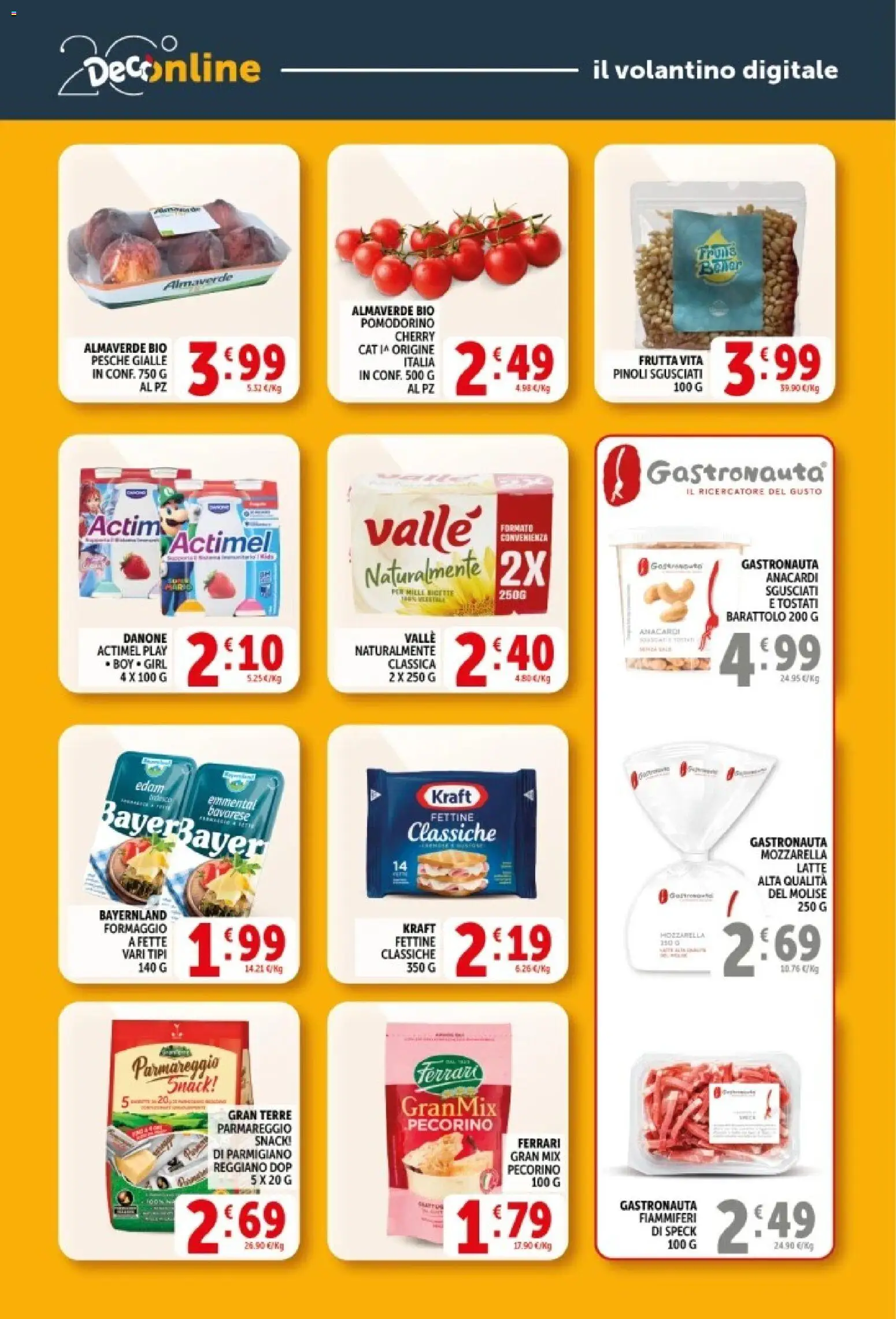 Volantino Decò del 08.06.2026 | Pagina: 23 | Prodotti: Mozzarella, Latte, Formaggio, Emmental