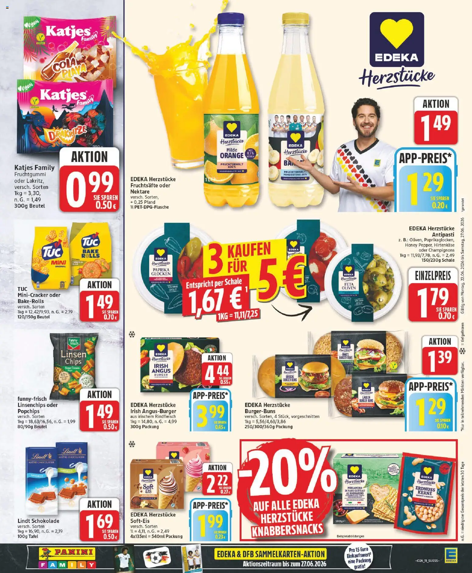Edeka Prospekt | 22.06.2026 | Wie erhält man einen begrenzten Rabatt? | Deutschland