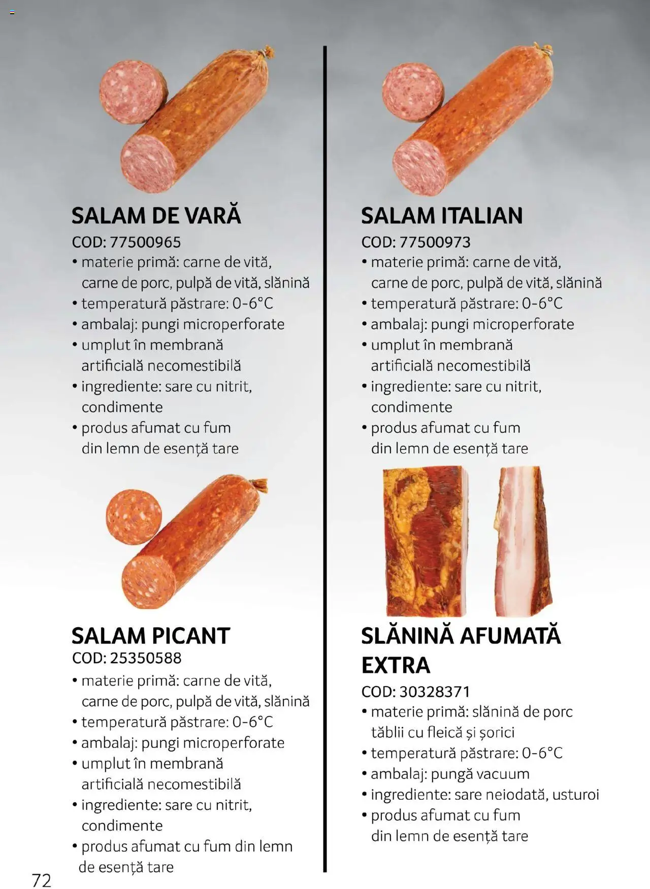 Noul catalog Selgros – valabil de la 27.04.2023 | Pagină: 72 | Produse: Carne De Porc, Fleică, Sare, Cârnați