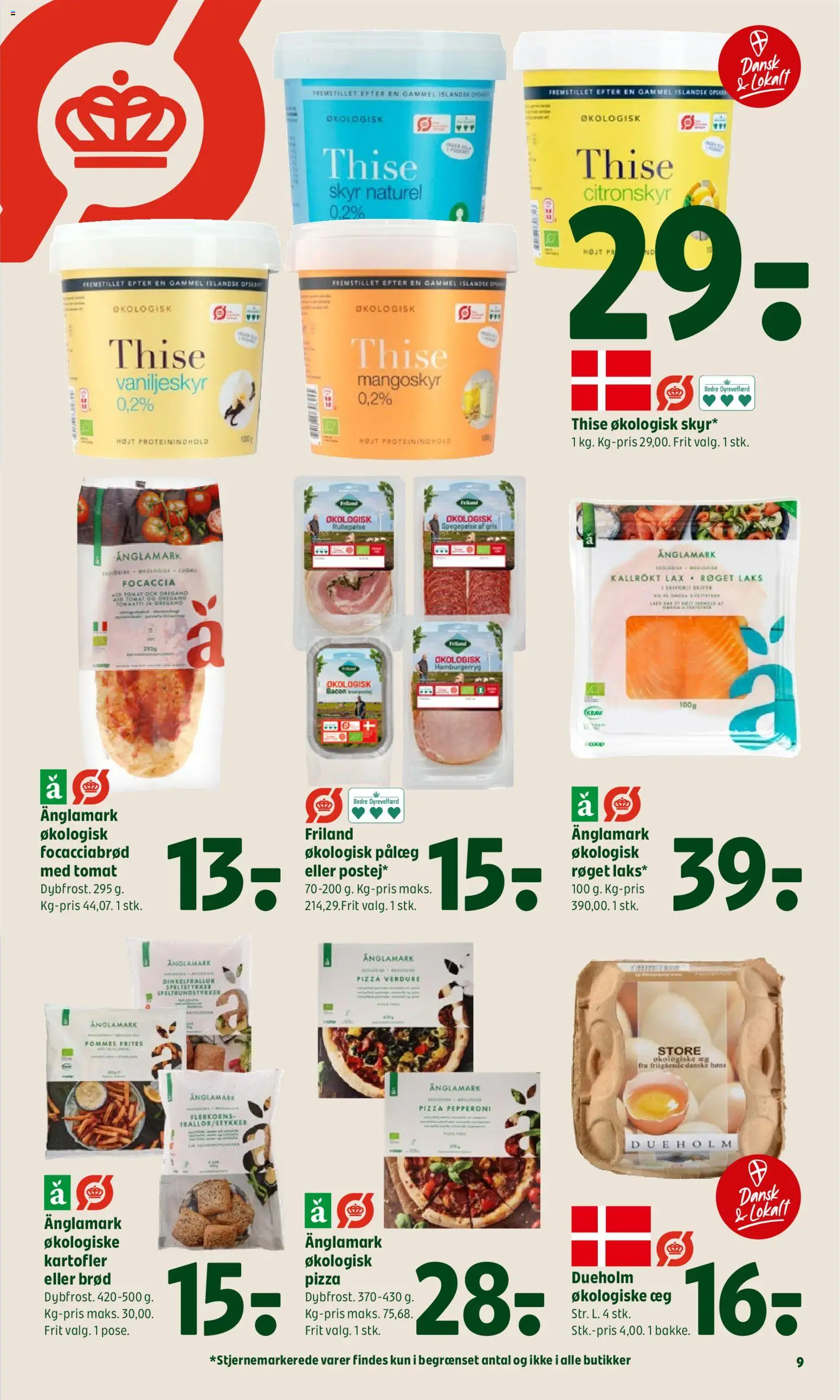 Coop 365 tilbudsavis – gyldig fra 23/07/2026 | Side: 12 | Produkter: Pizza, Pommes frites, Hamburgerryg, Focaccia