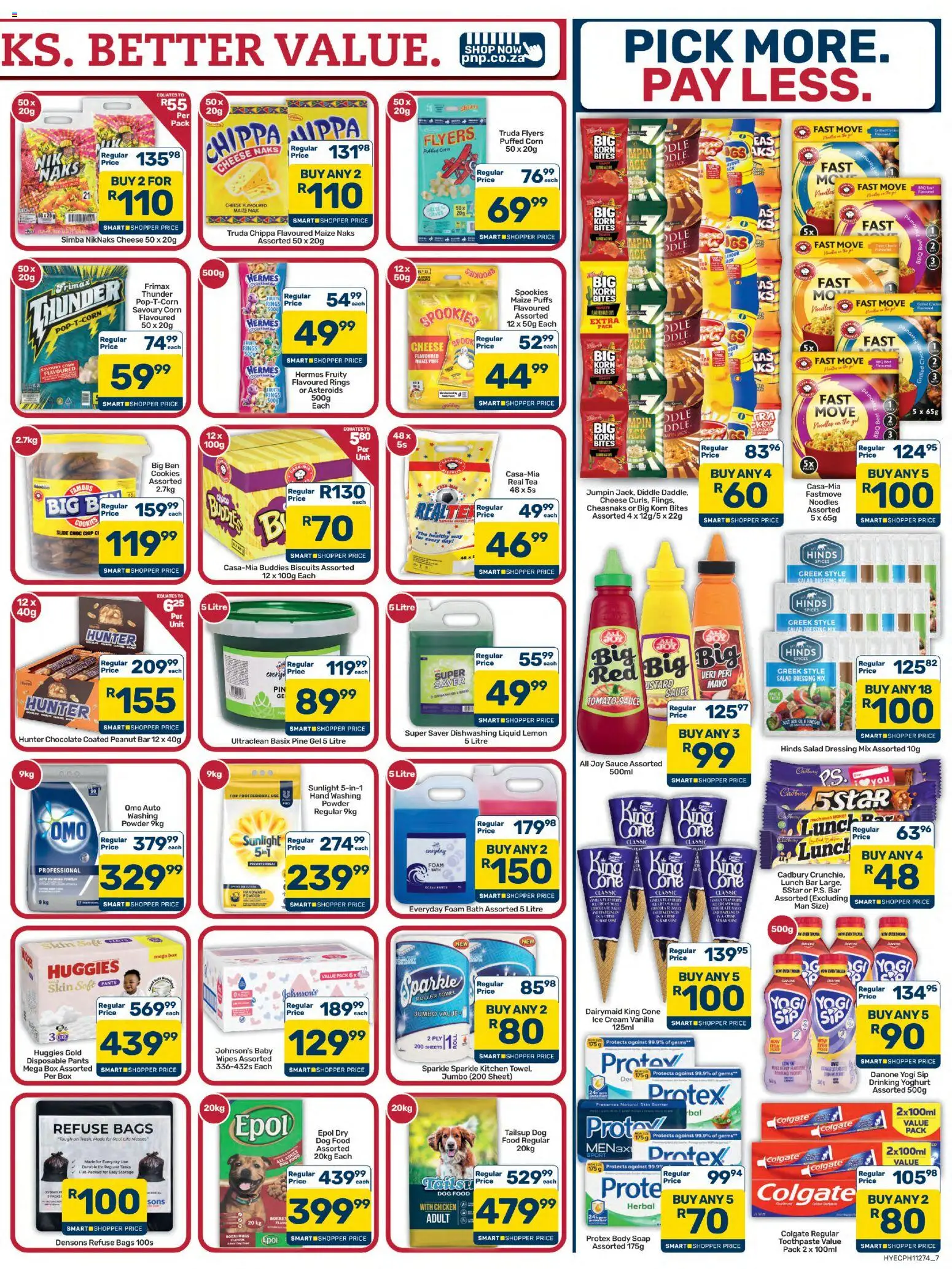 New Pick n Pay catalogue – valid from 25/09/2026 | Page: 7 | Products: Pants, Chicken, Spices, Toothpaste