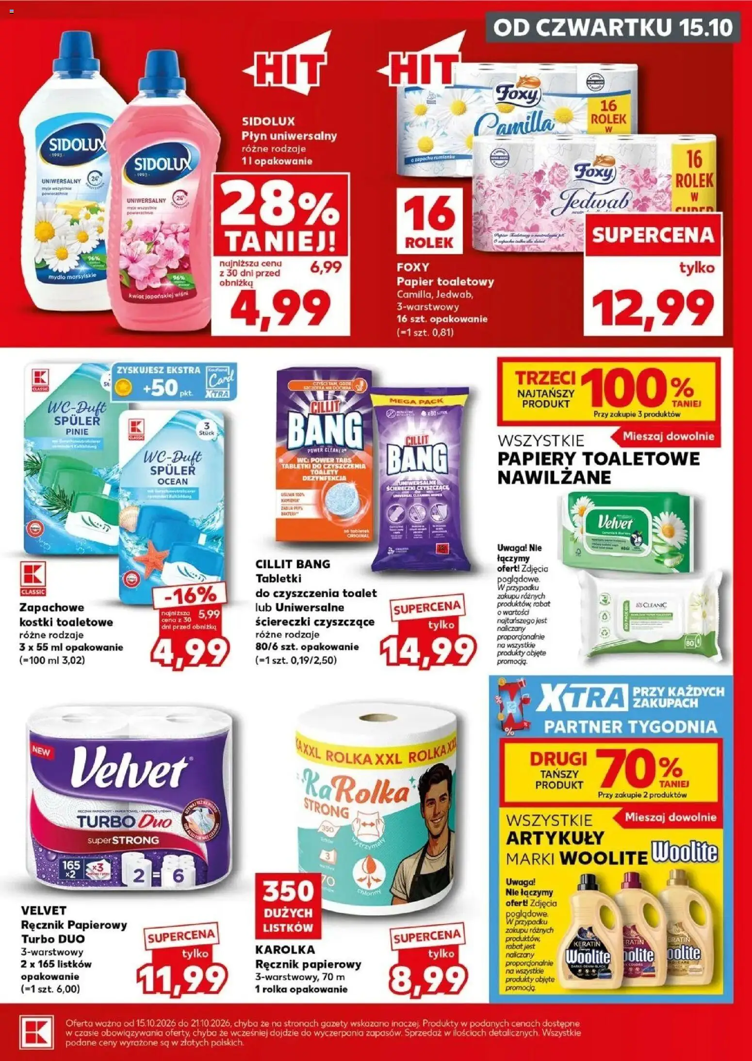 Kaufland gazetka - Super sobota od 17.10.2026 - od jutra PDF | Strona: 29 | Produkty: Papier toaletowy, Gazety, Ręcznik papierowy, Kostki toaletowe