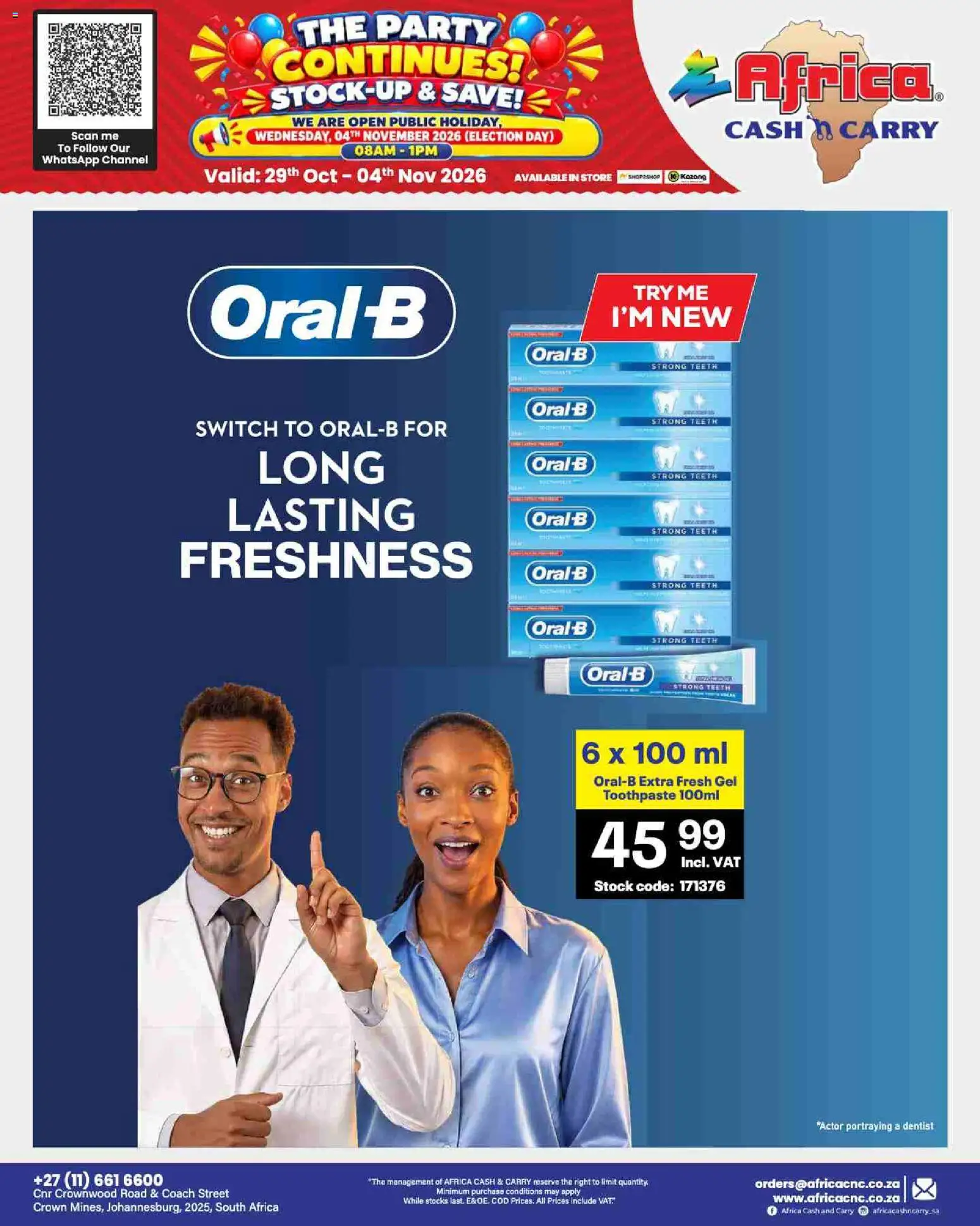 New Africa Cash & Carry catalogue – valid from 29/10/2026 | Page: 101
