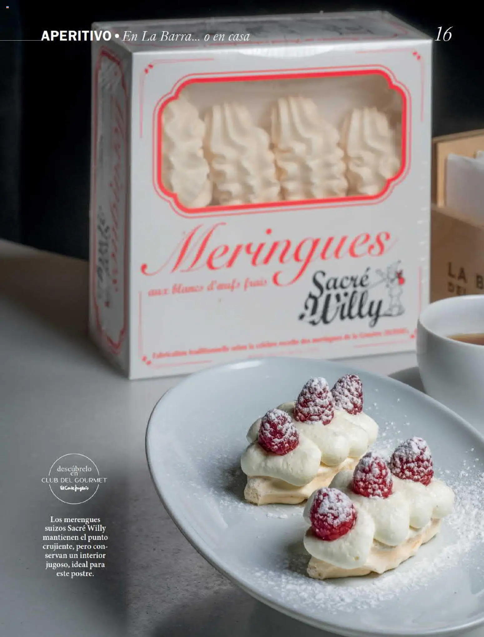 El Corte Inglés Gourmet Magazine │ válido desde el 01/10/2026 | Página: 16 | Productos: Merengues